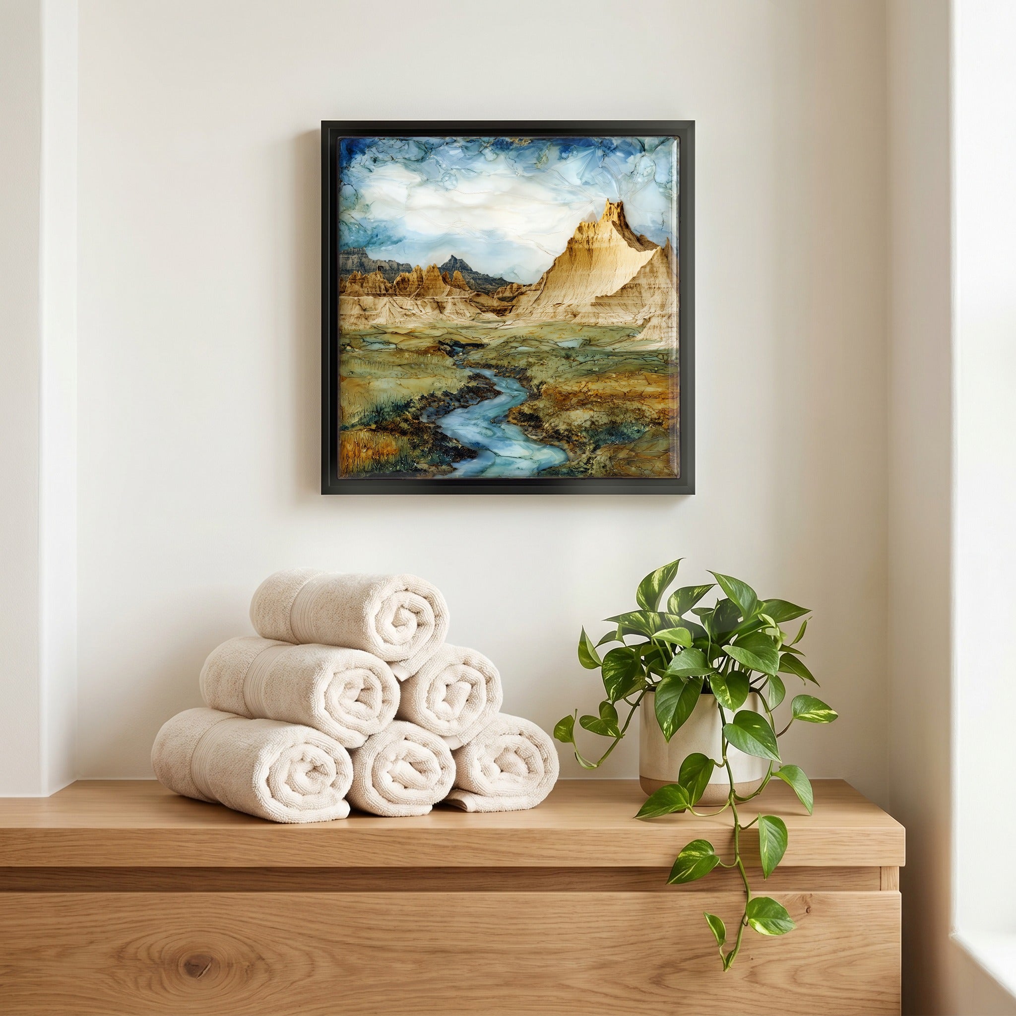A quiet corner of the bath.