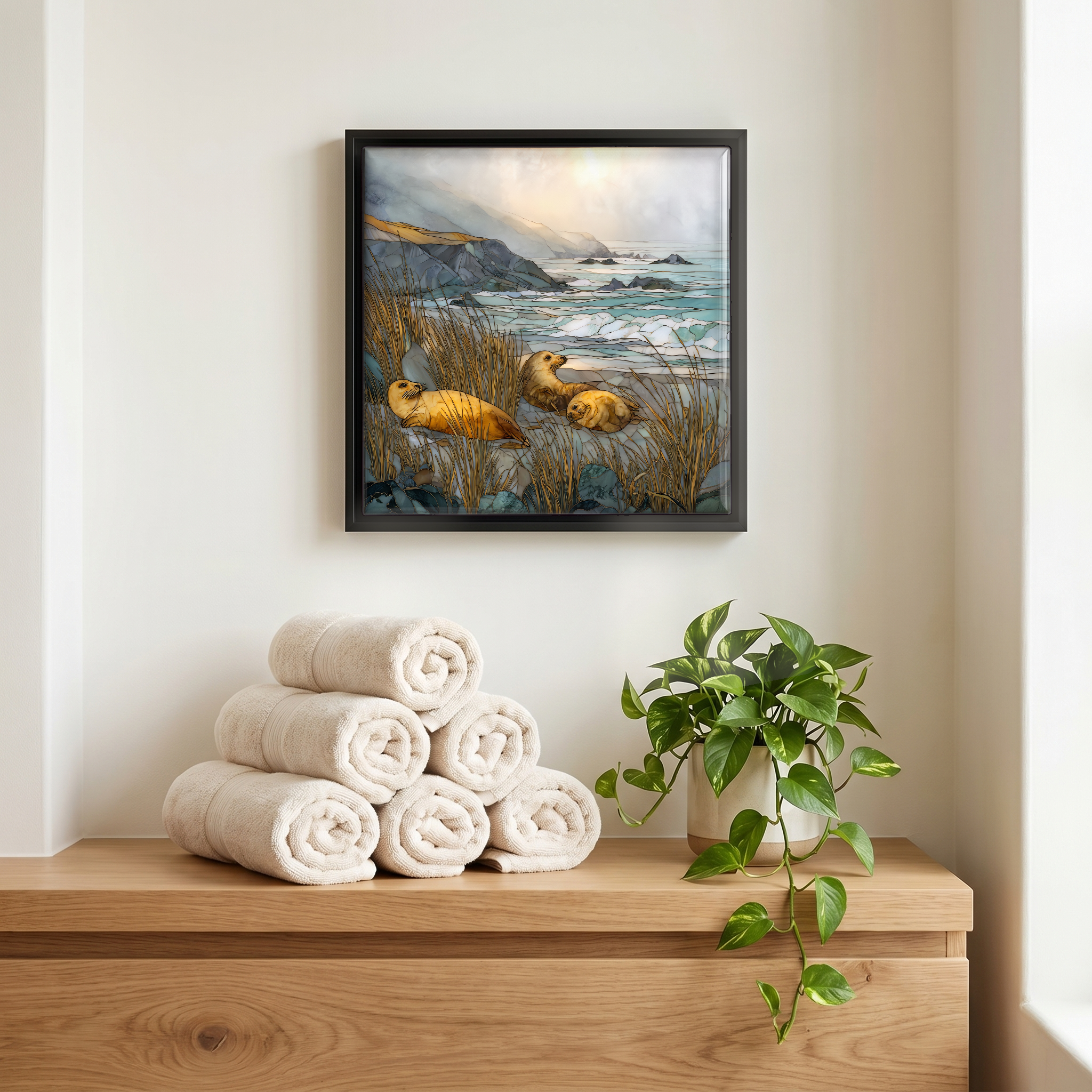A quiet corner of the bath.