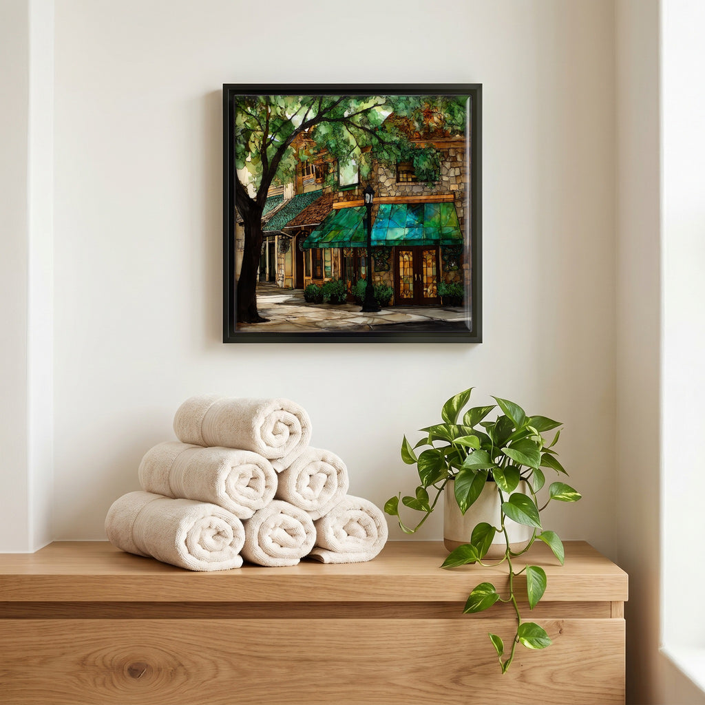 A quiet corner of the bath.