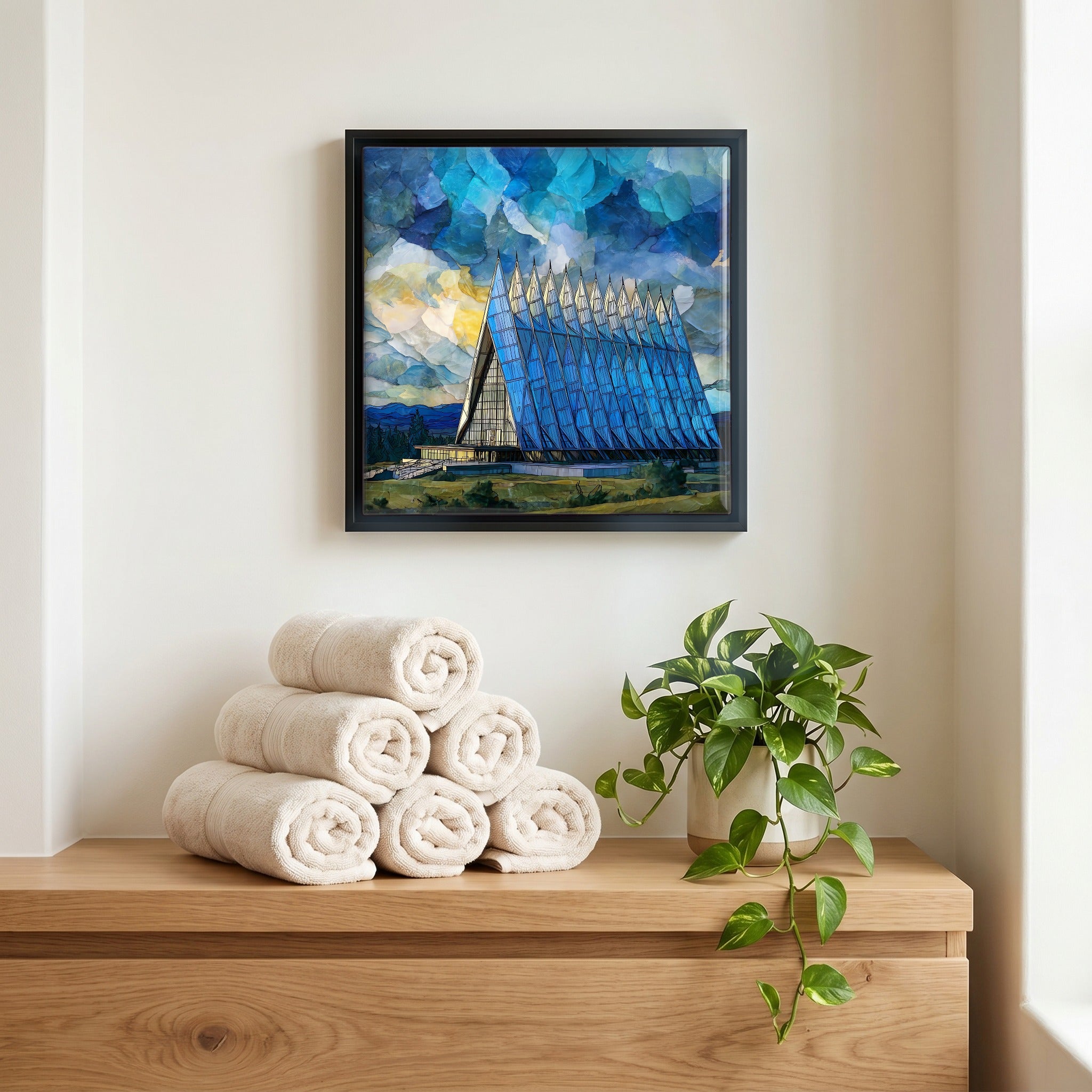 A quiet corner of the bath.
