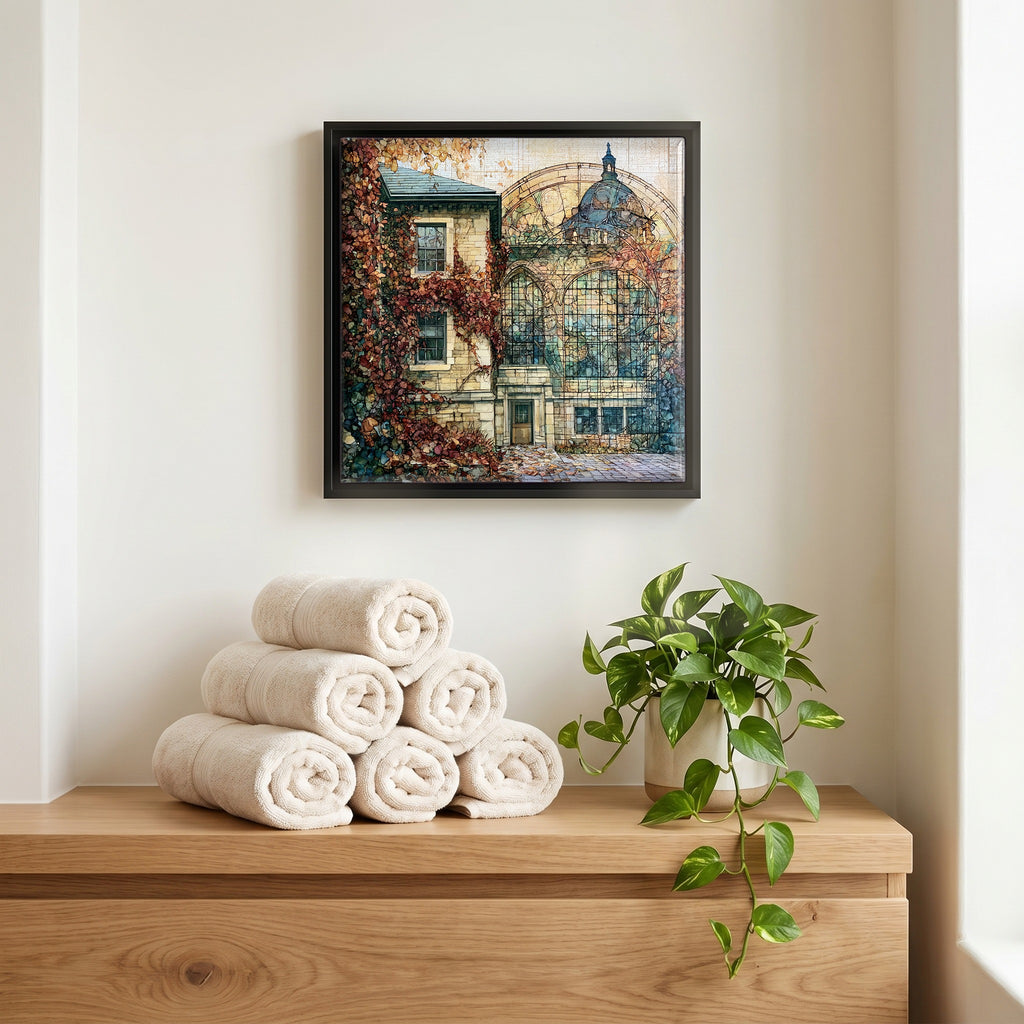 A quiet corner of the bath.