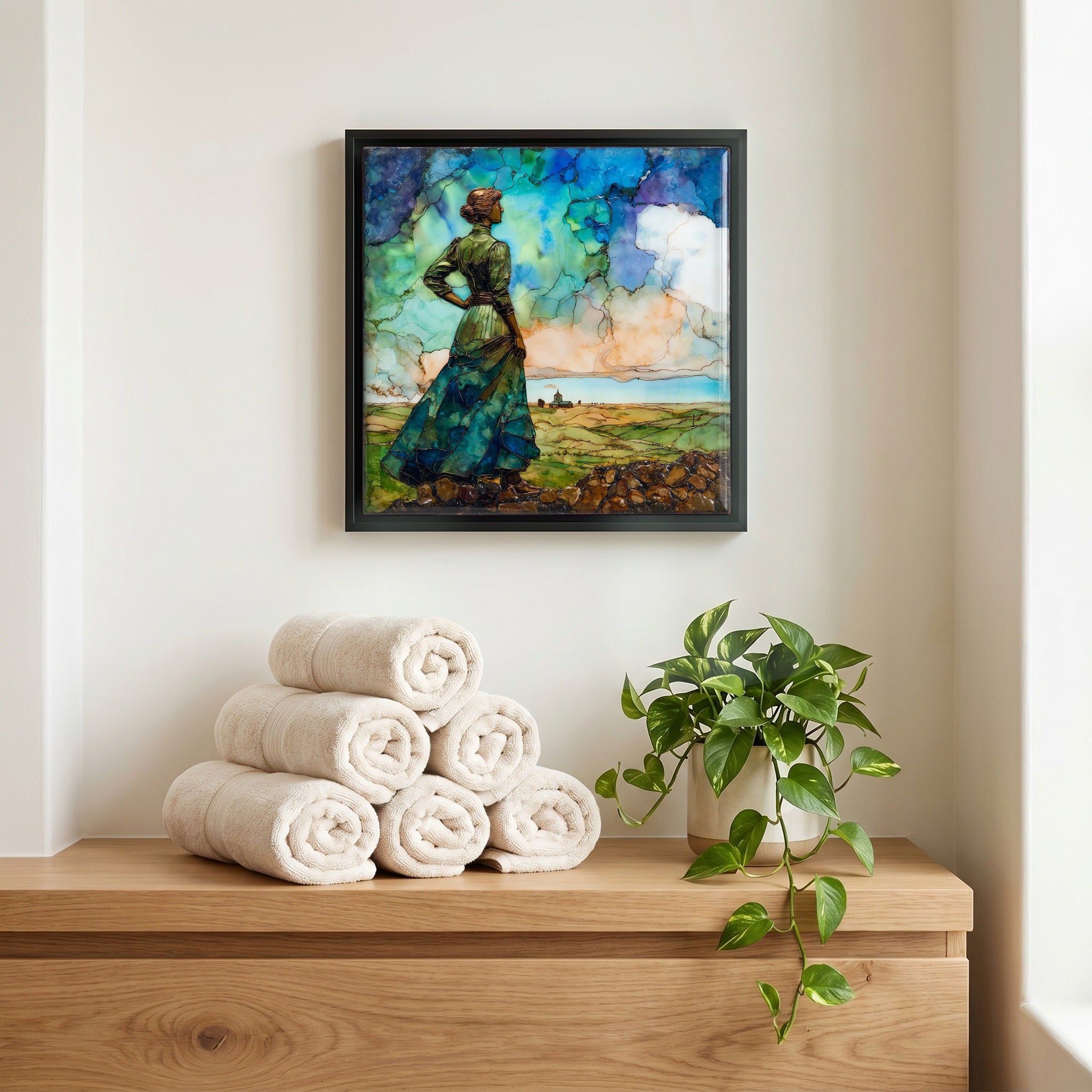 A quiet corner of the bath.
