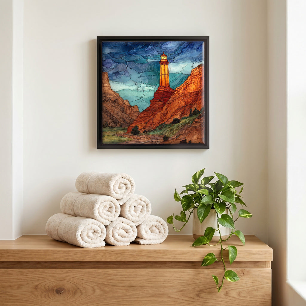 A quiet corner of the bath.