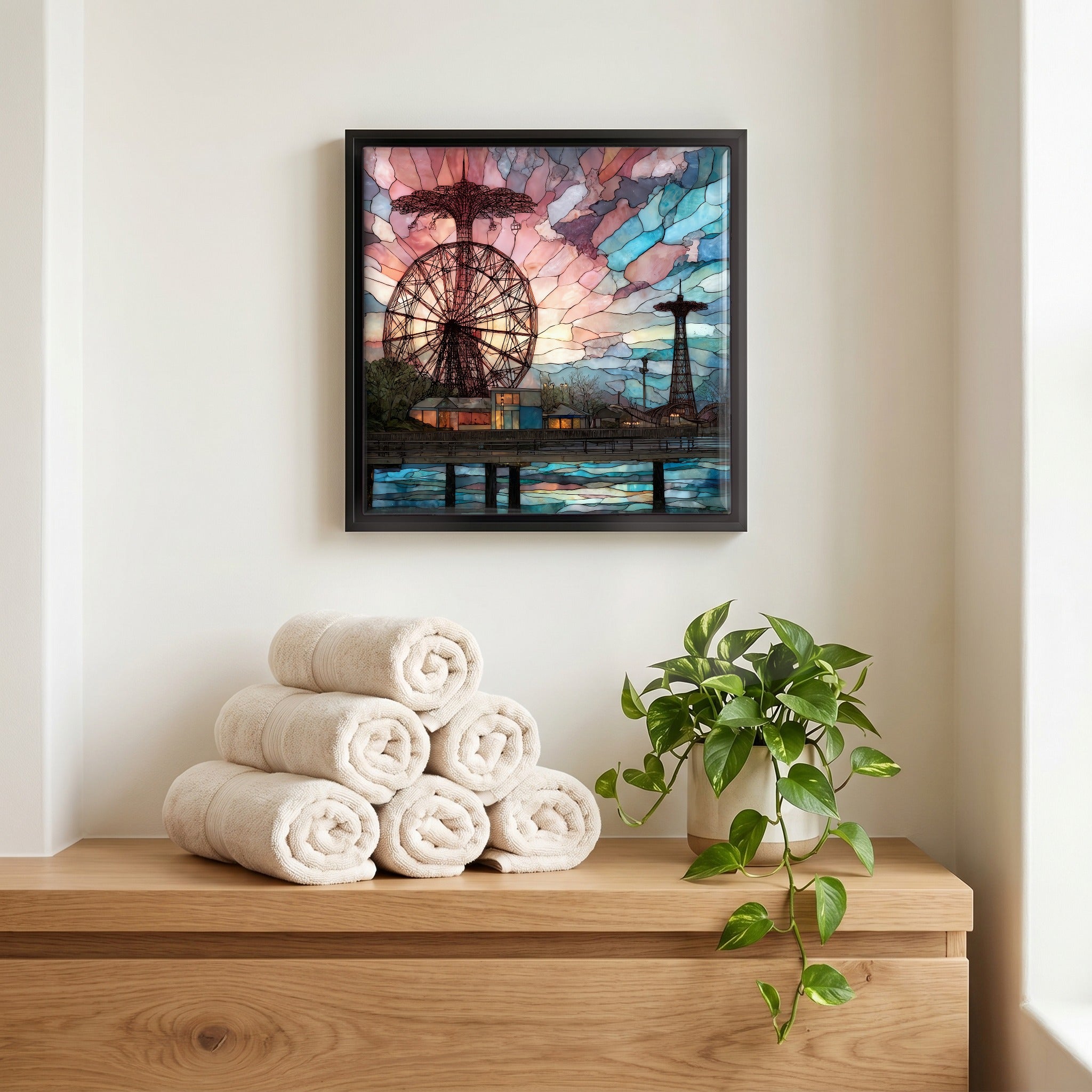 A quiet corner of the bath.