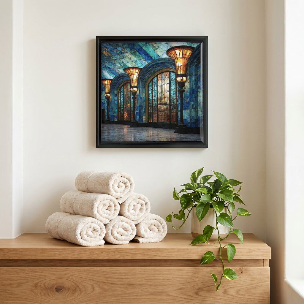A quiet corner of the bath.
