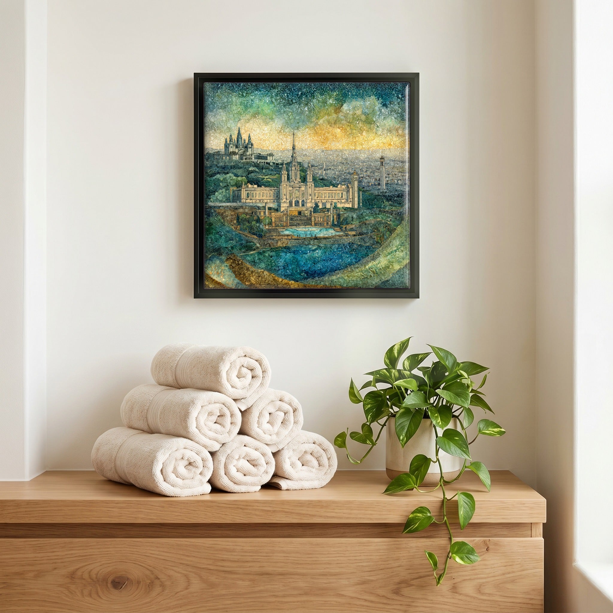A quiet corner of the bath.