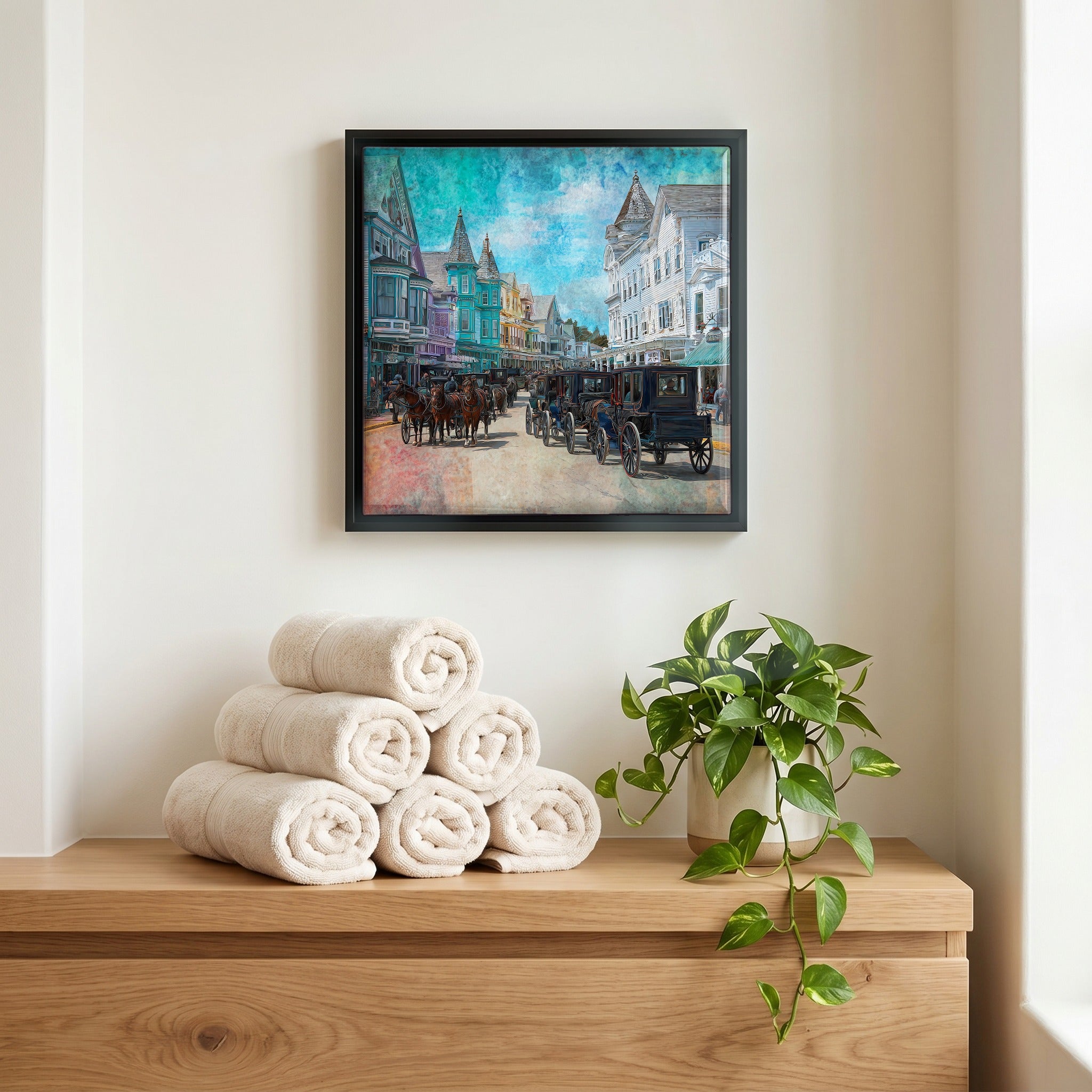 A quiet corner of the bath.