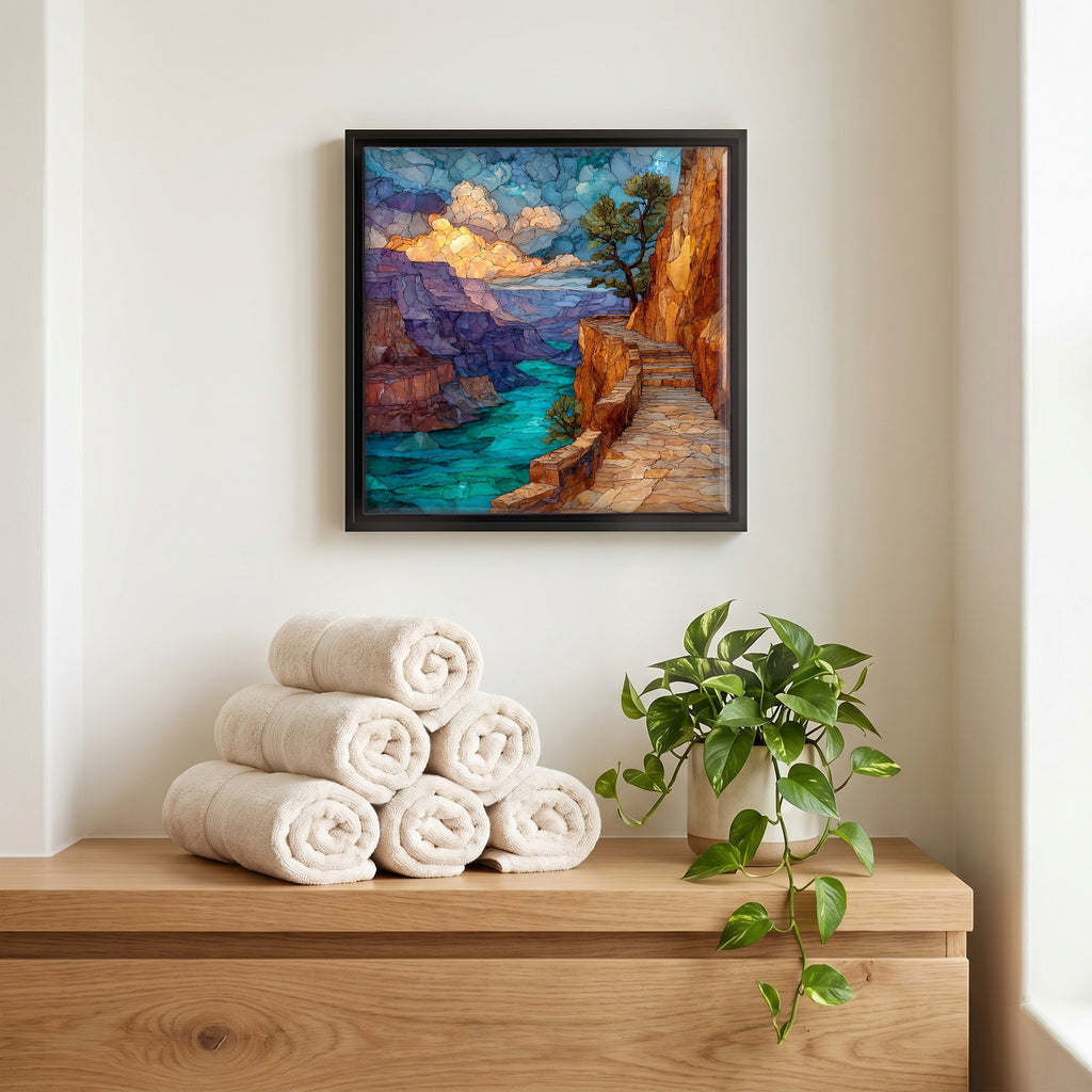 A quiet corner of the bath.