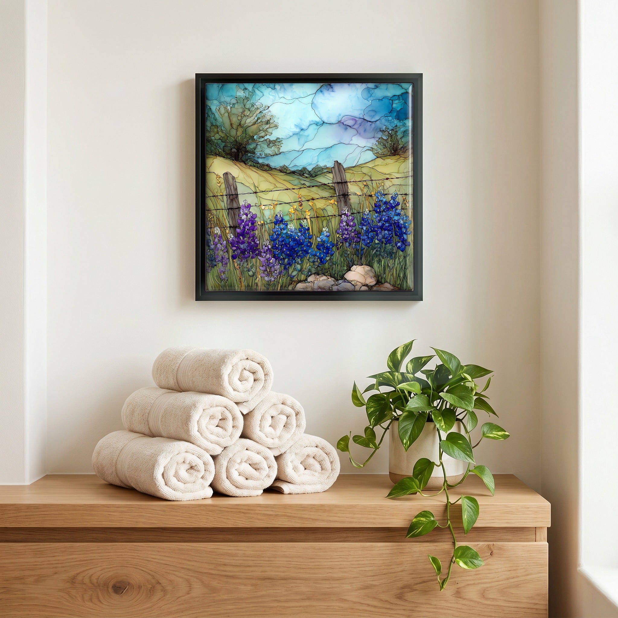 A quiet corner of the bath.