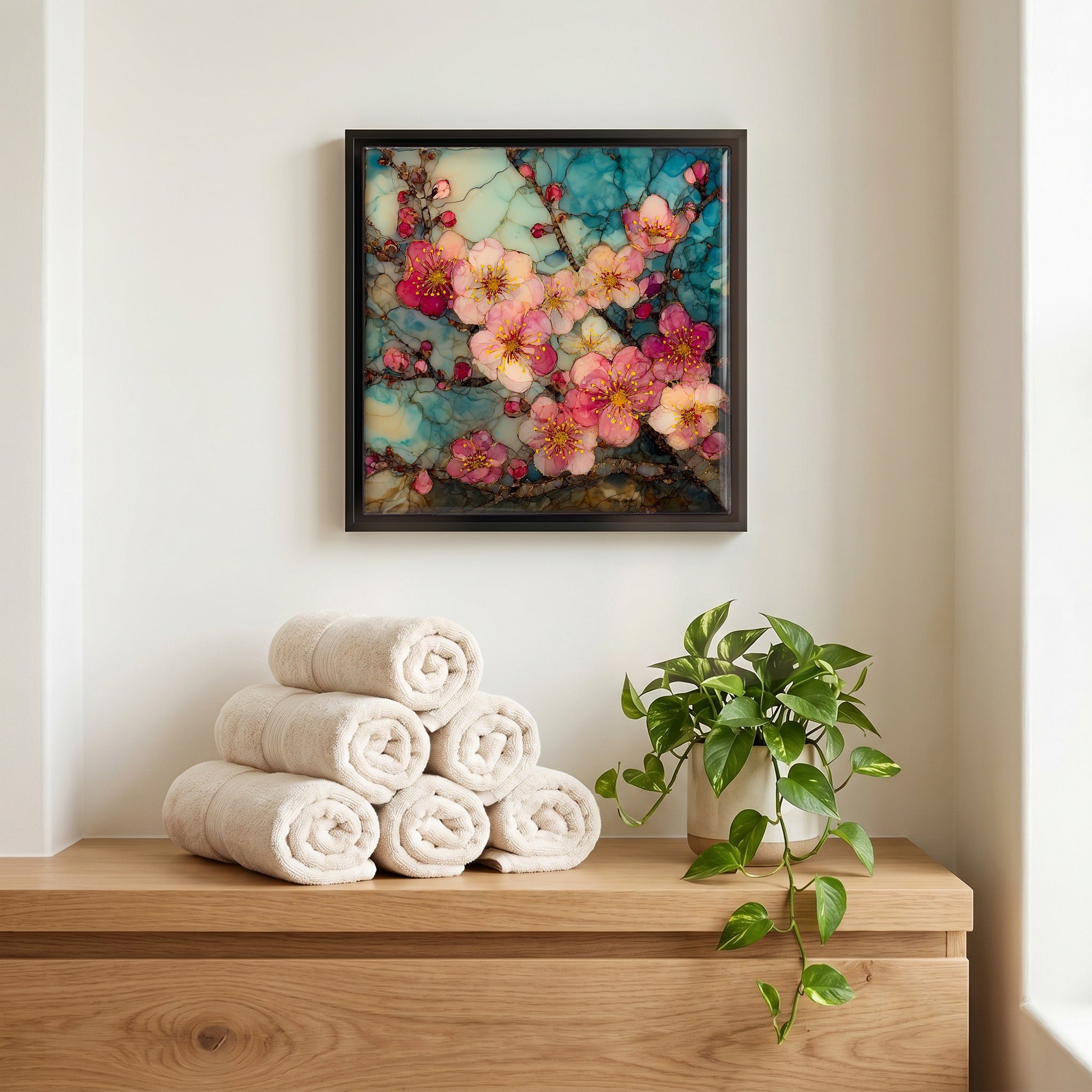 A quiet corner of the bath.