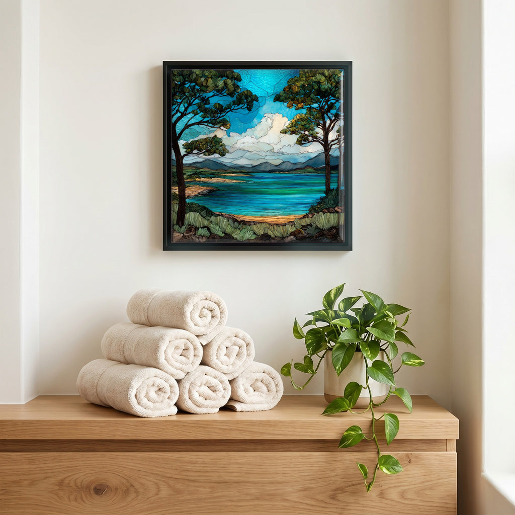 A quiet corner of the bath.