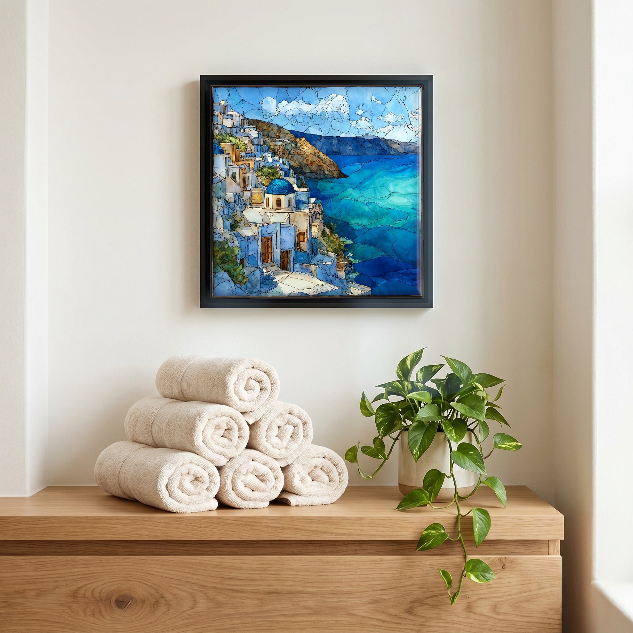 A quiet corner of the bath.