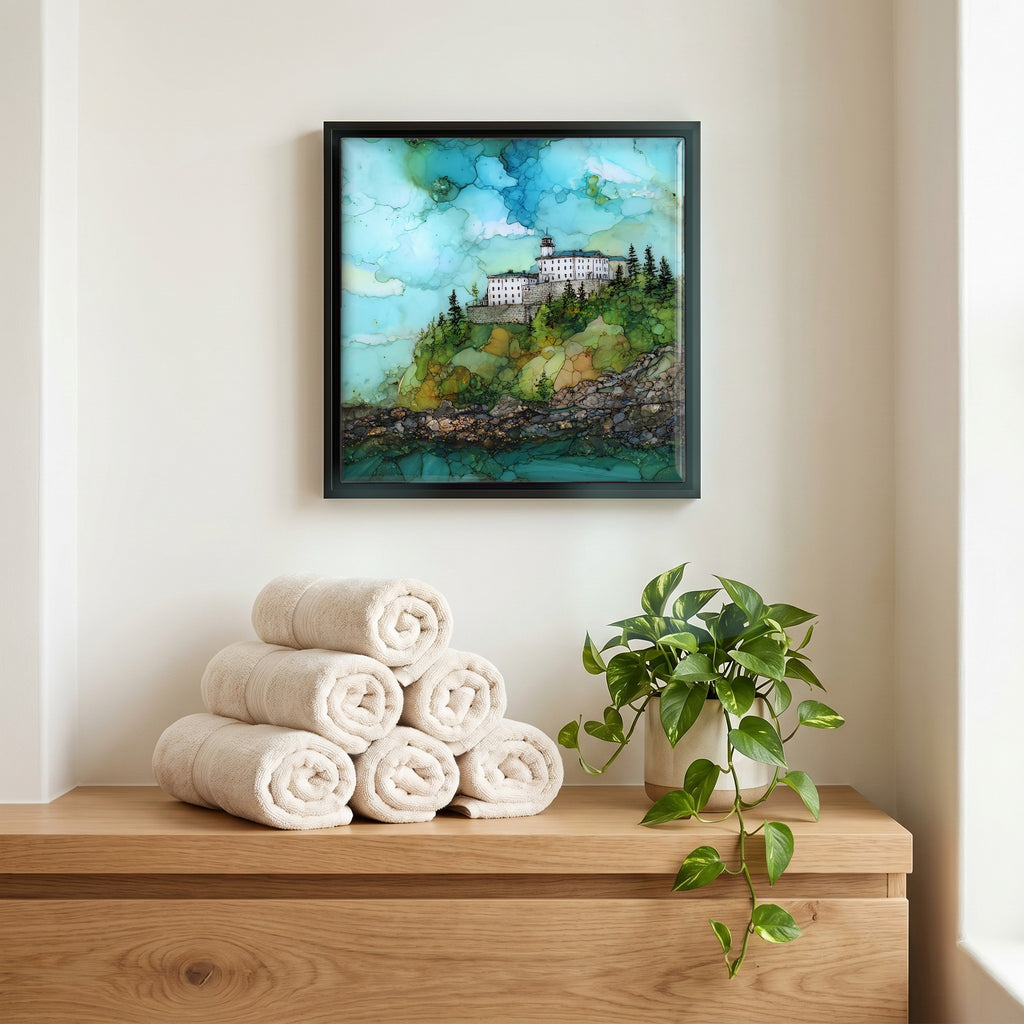 A quiet corner of the bath.