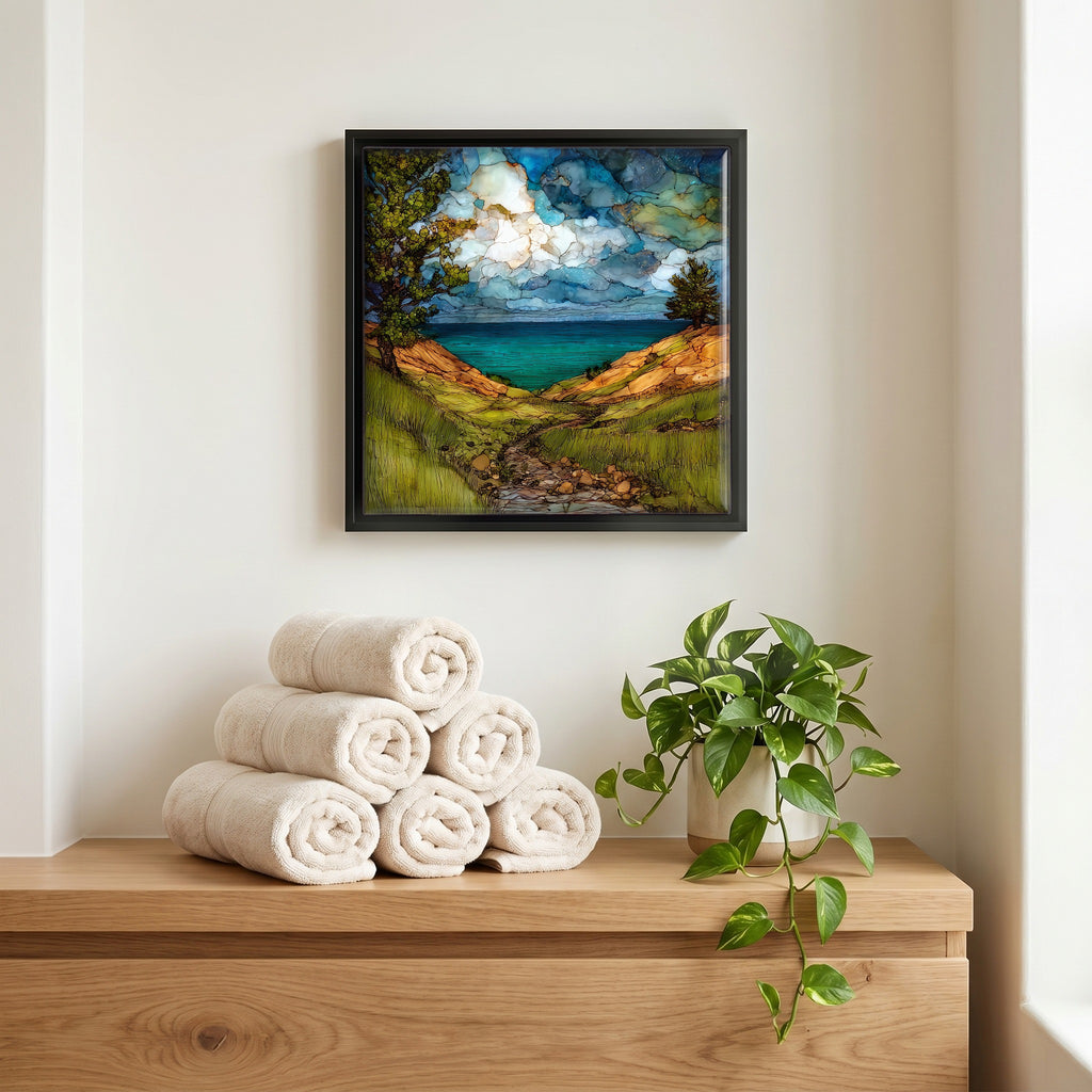 A quiet corner of the bath.