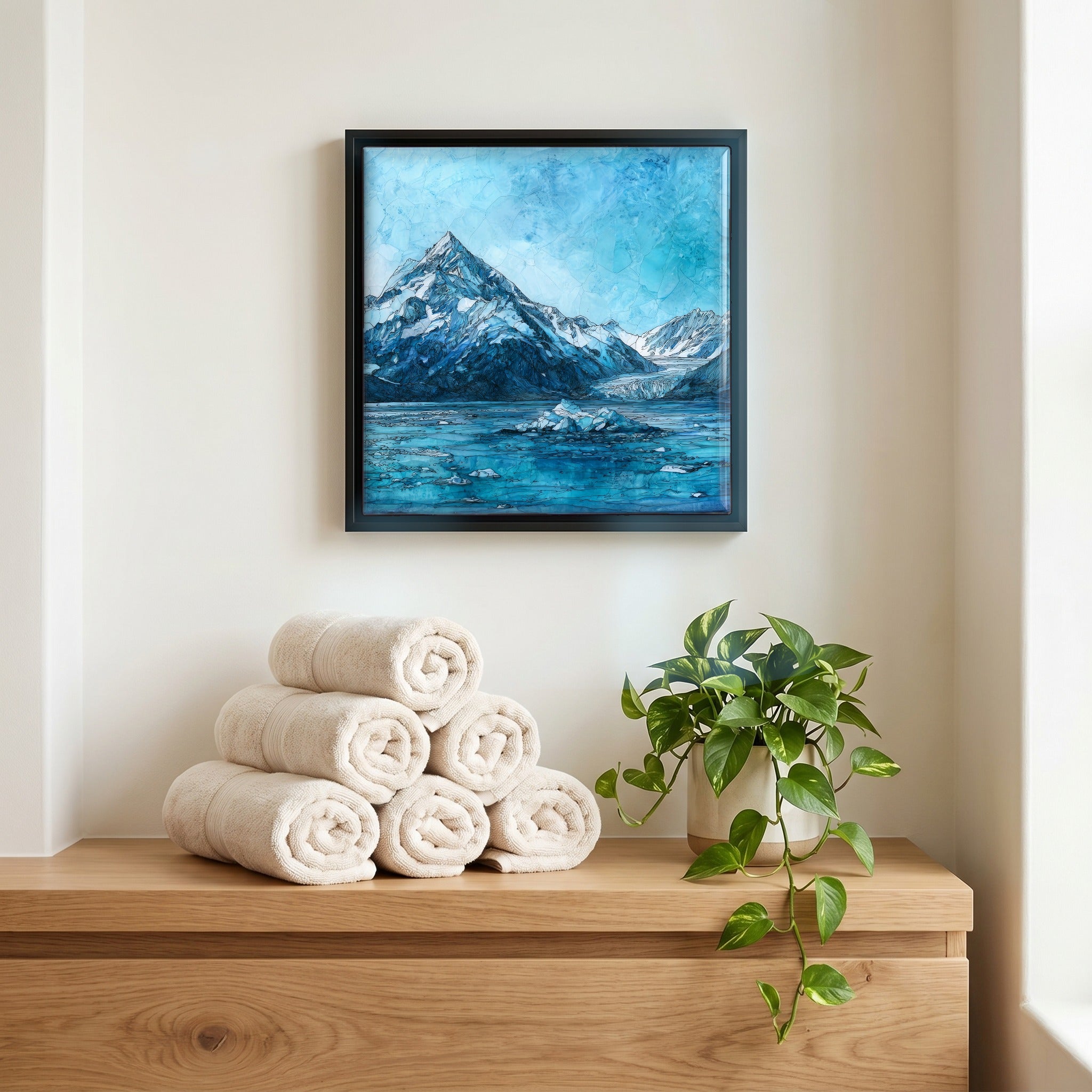 A quiet corner of the bath.