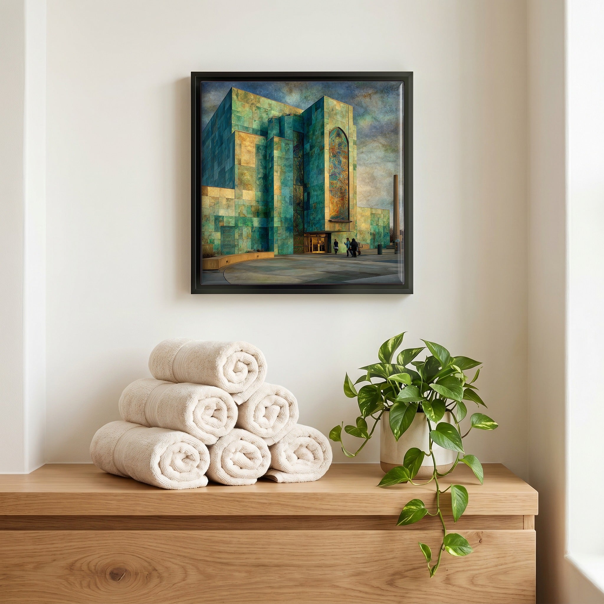 A quiet corner of the bath.