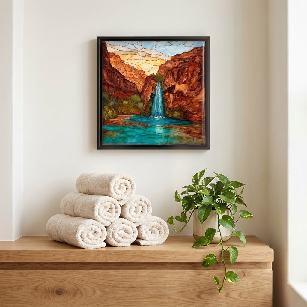 A quiet corner of the bath.