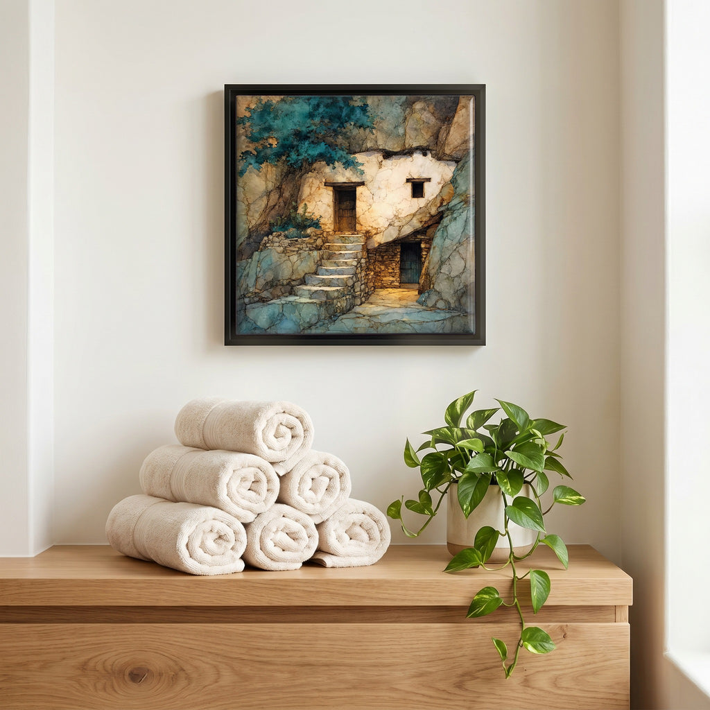 A quiet corner of the bath.