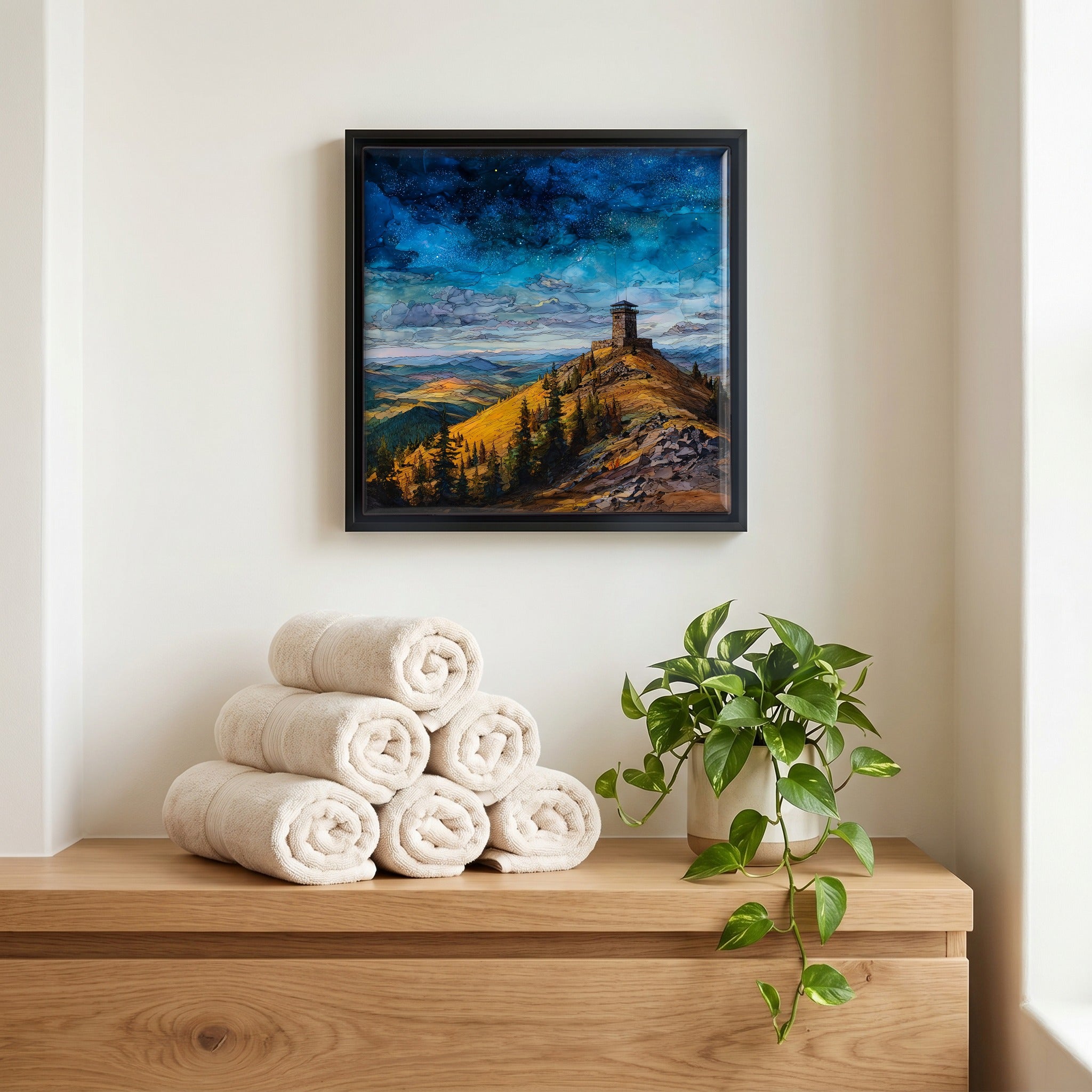 A quiet corner of the bath.