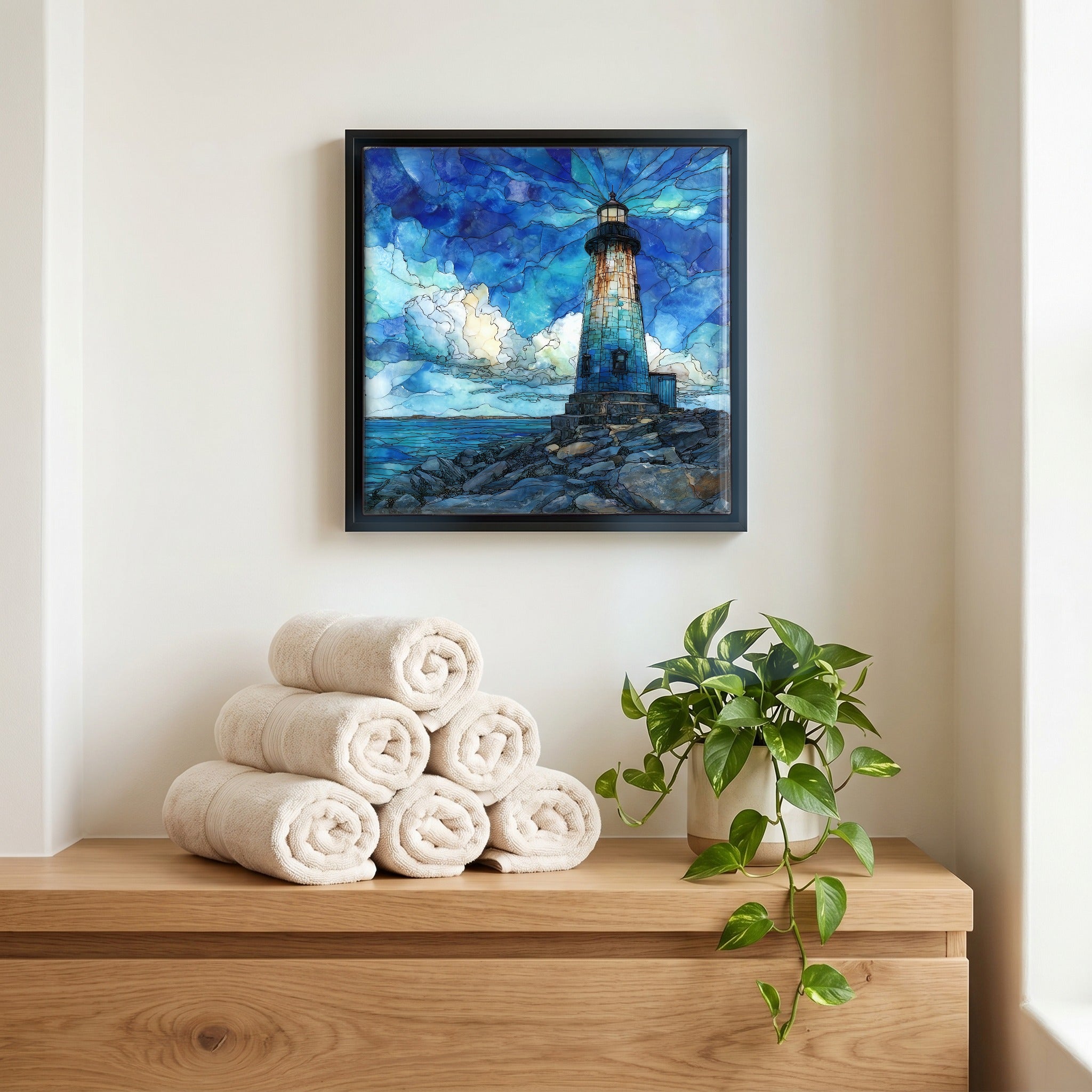 A quiet corner of the bath.