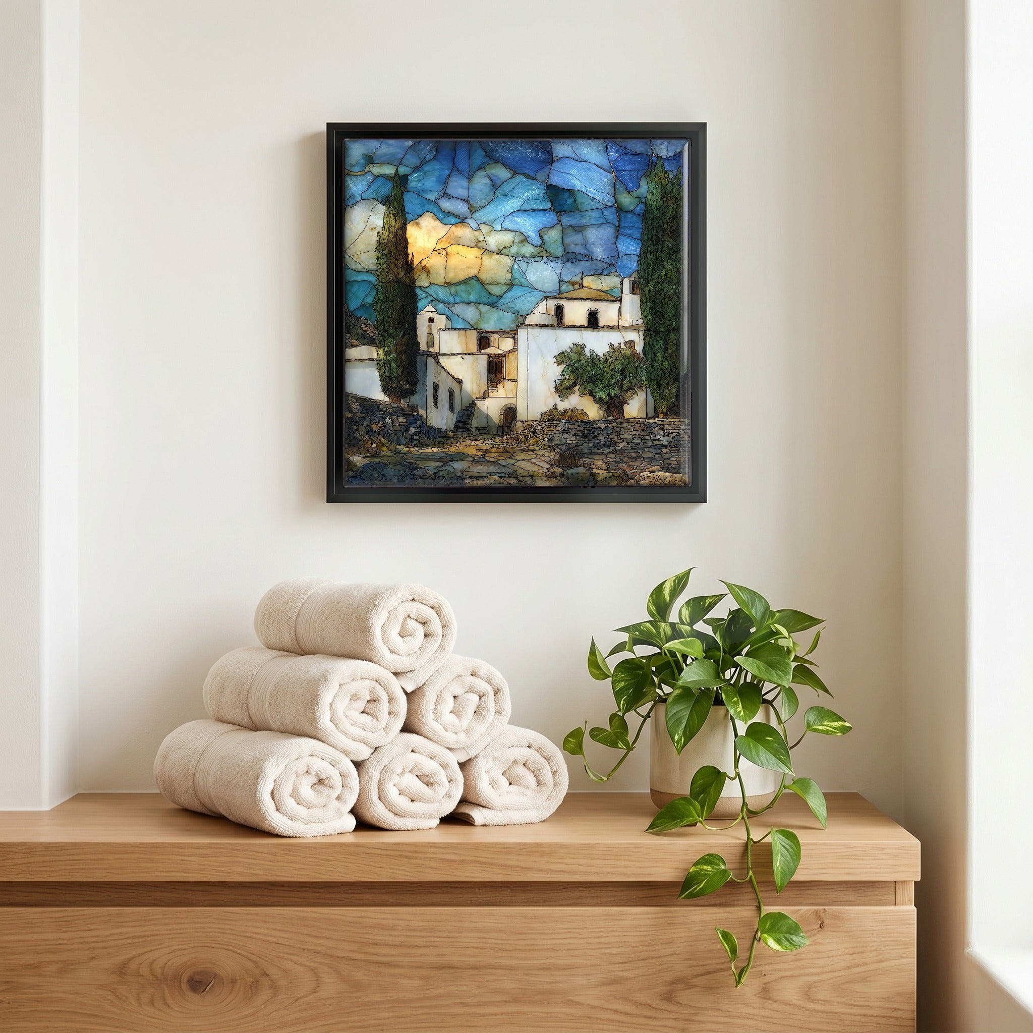 A quiet corner of the bath.