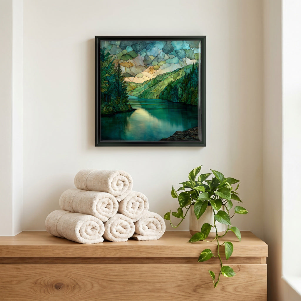A quiet corner of the bath.