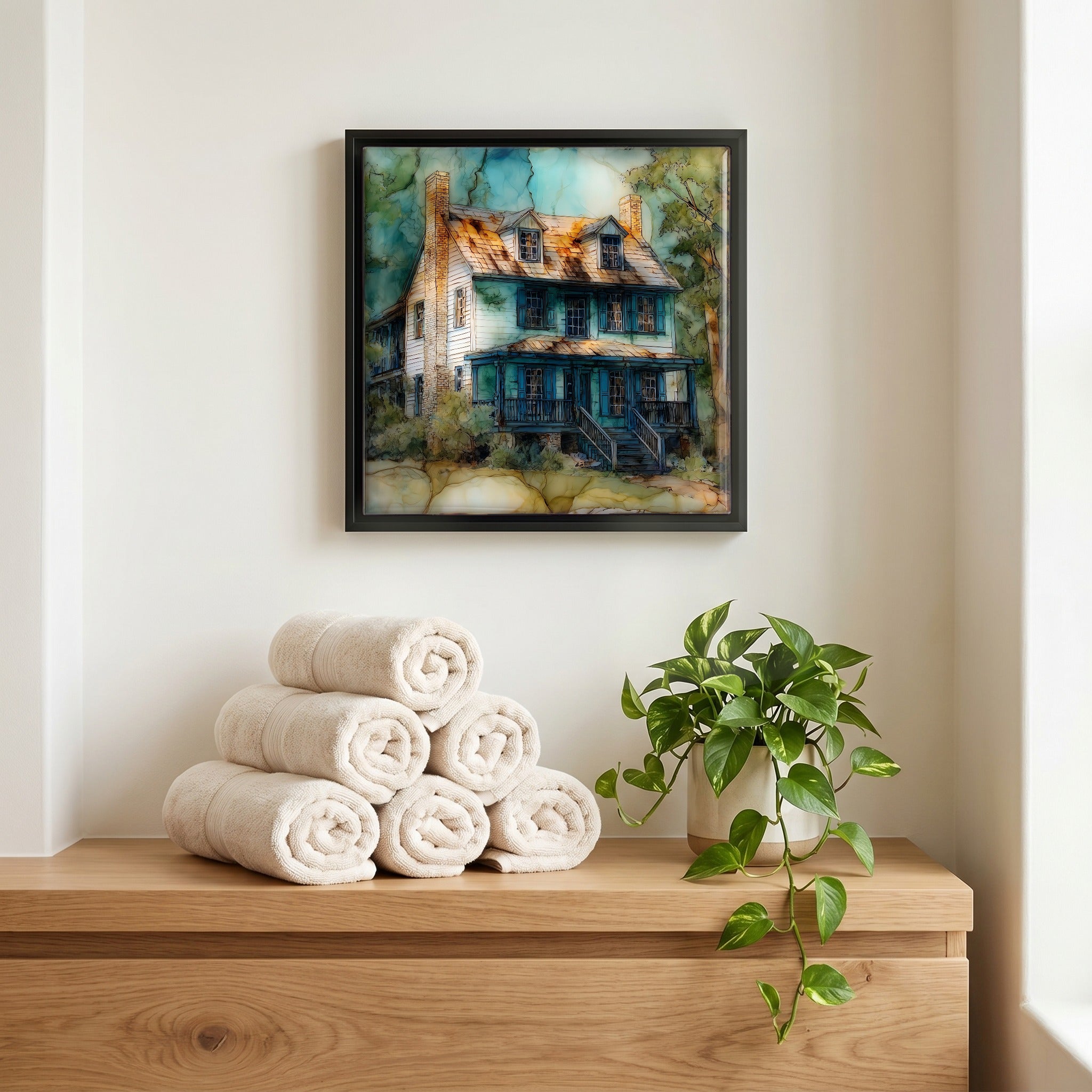 A quiet corner of the bath.