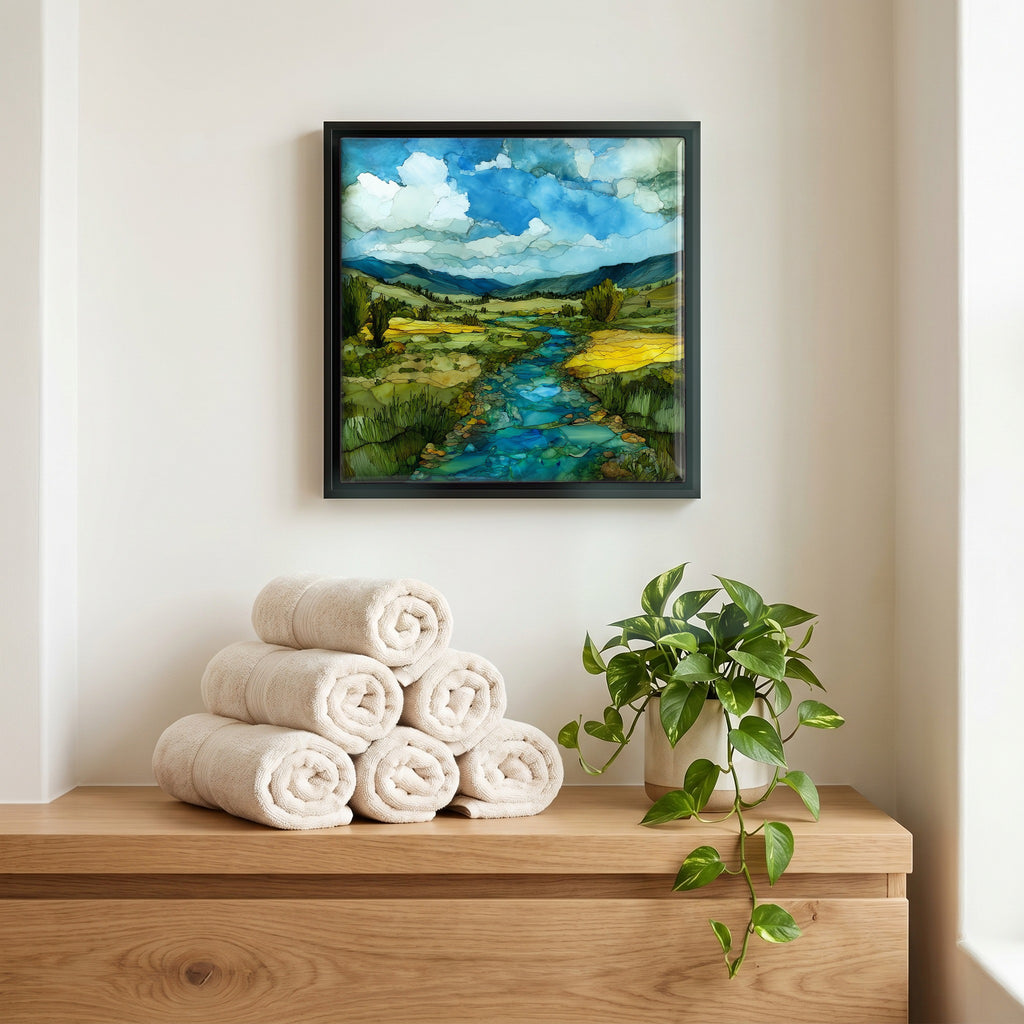 A quiet corner of the bath.