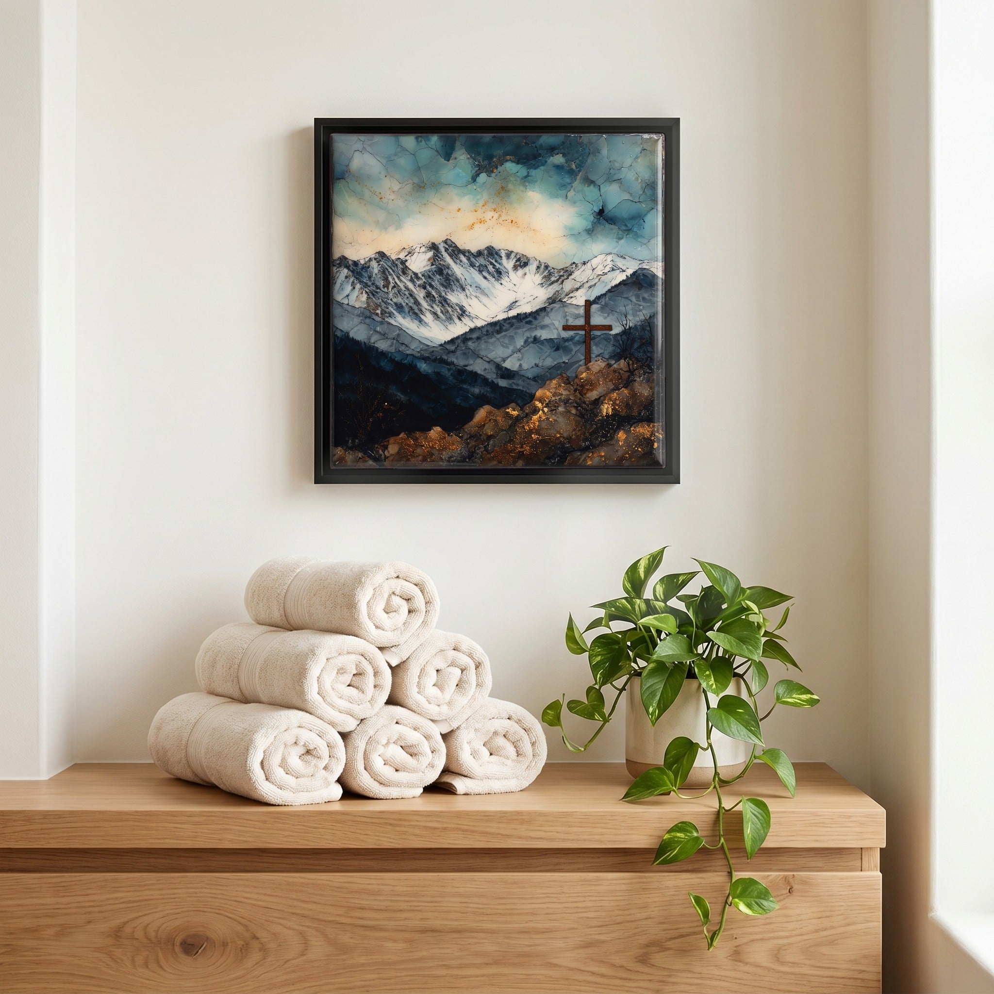 A quiet corner of the bath.