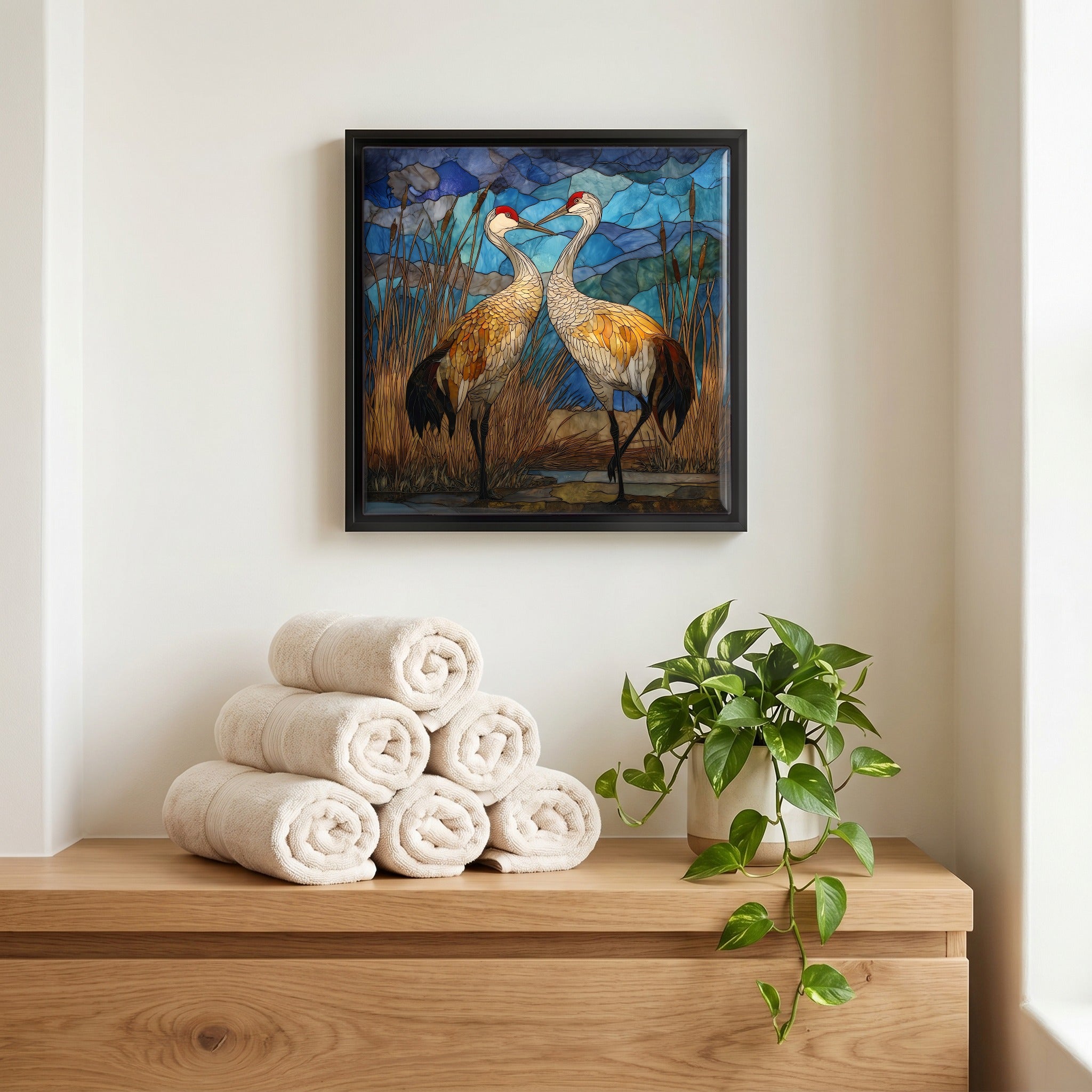 A quiet corner of the bath.