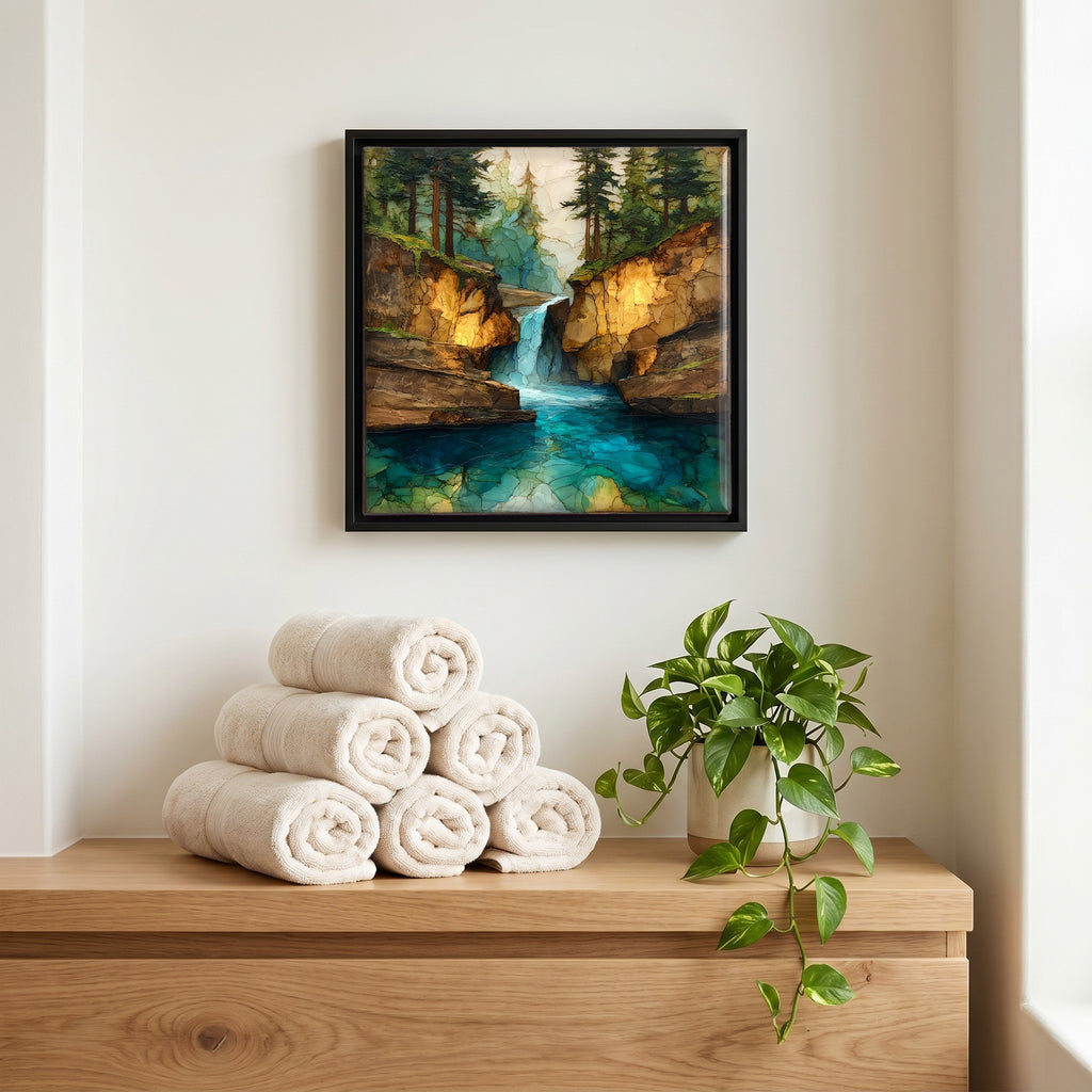 A quiet corner of the bath.