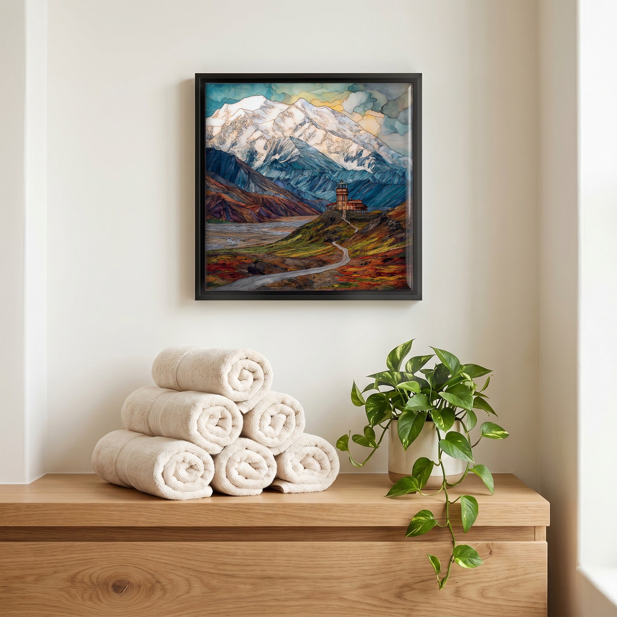 A quiet corner of the bath.