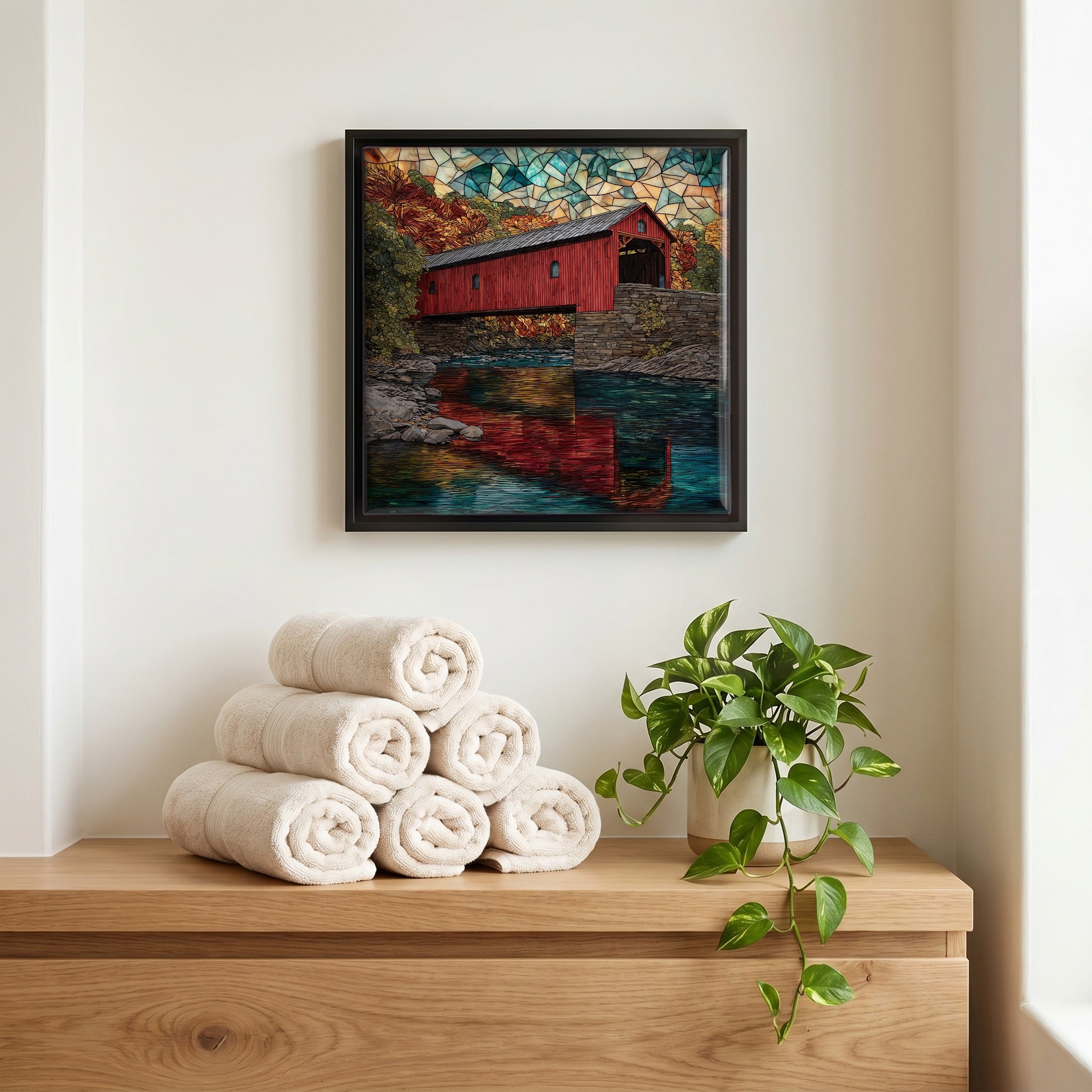 A quiet corner of the bath.