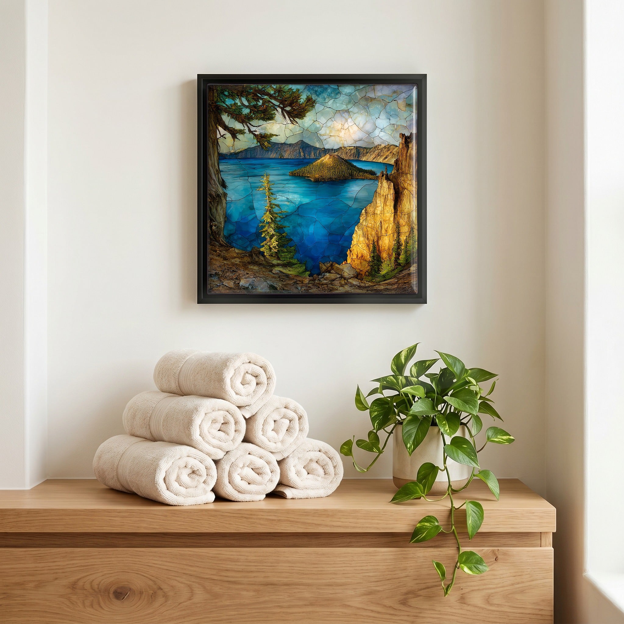 A quiet corner of the bath.