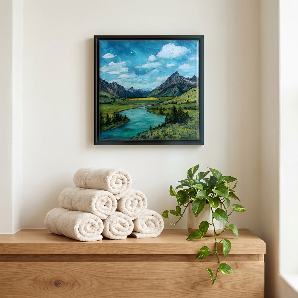 A quiet corner of the bath.