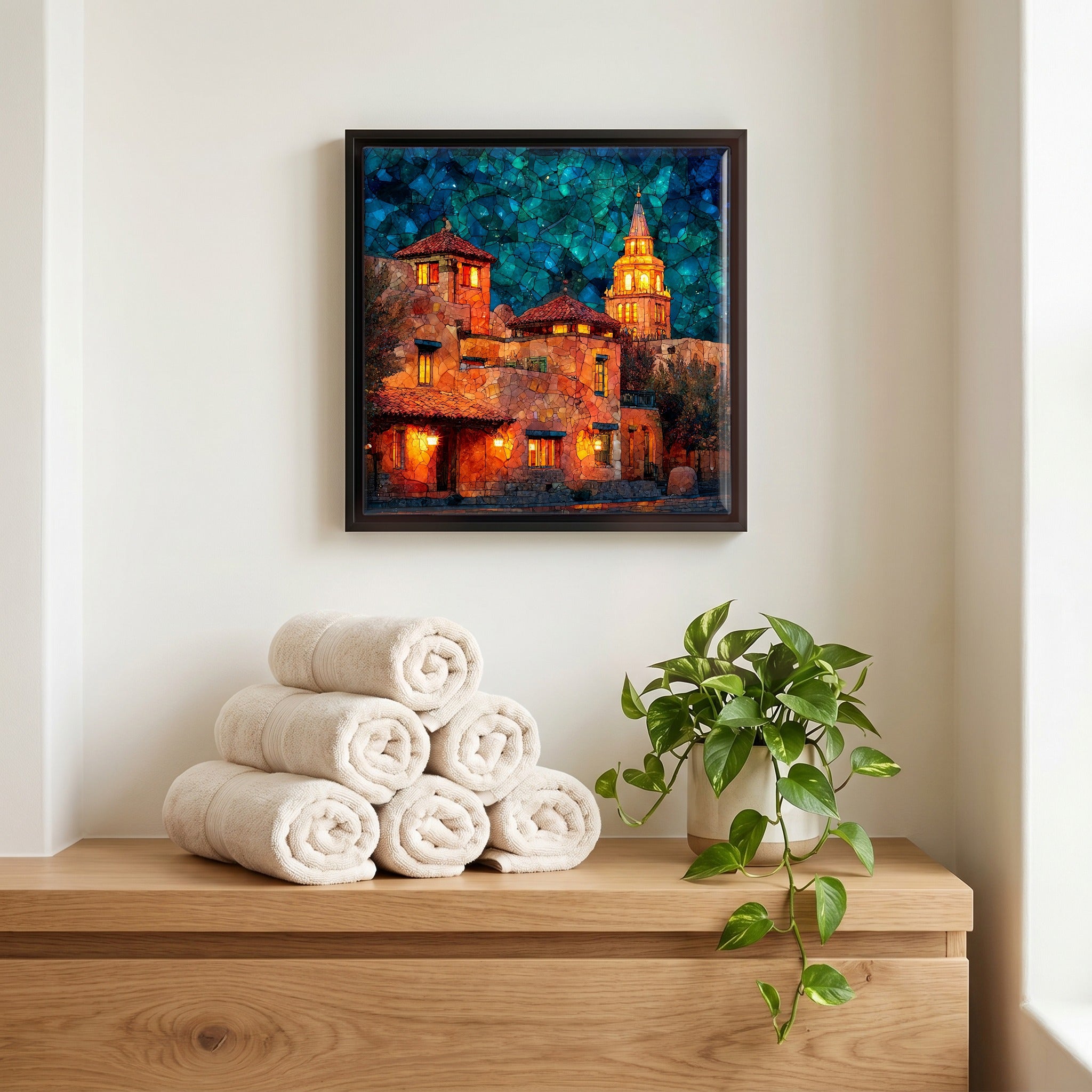 A quiet corner of the bath.