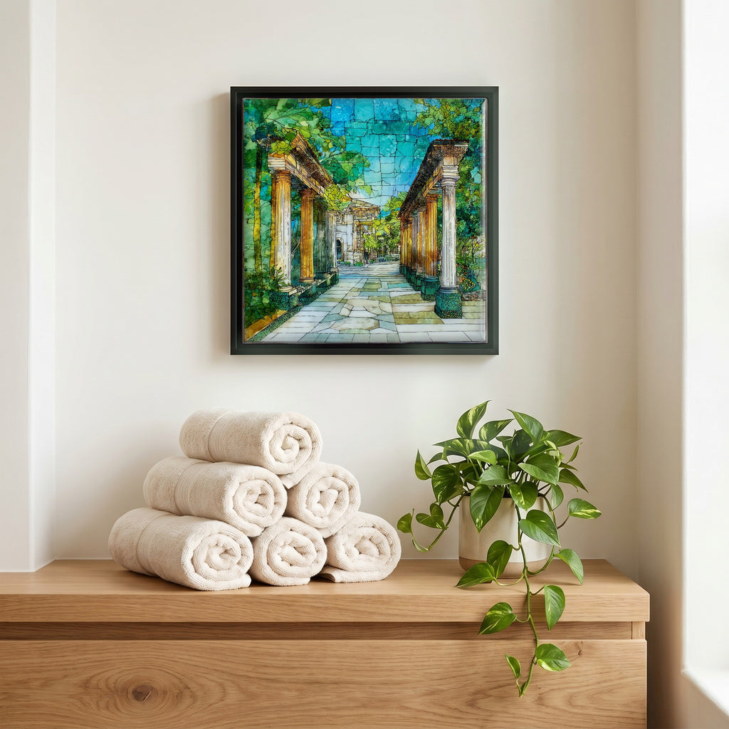 A quiet corner of the bath.