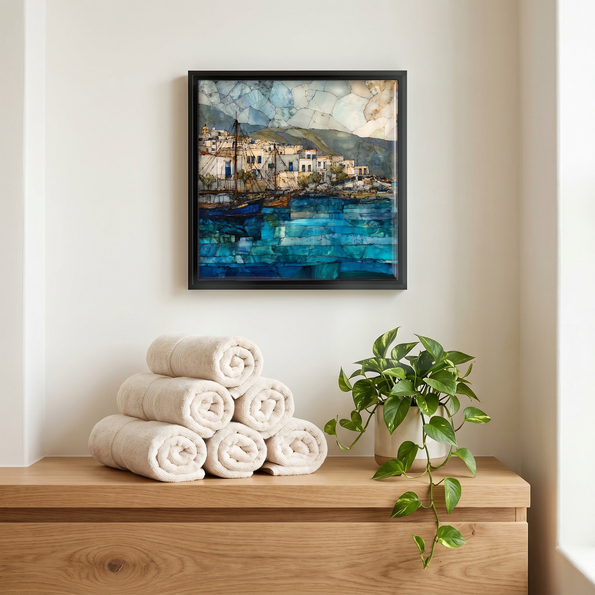 A quiet corner of the bath.