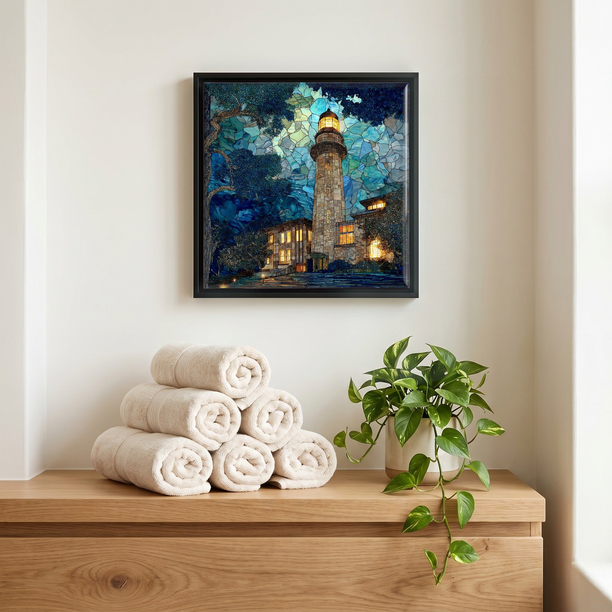 A quiet corner of the bath.