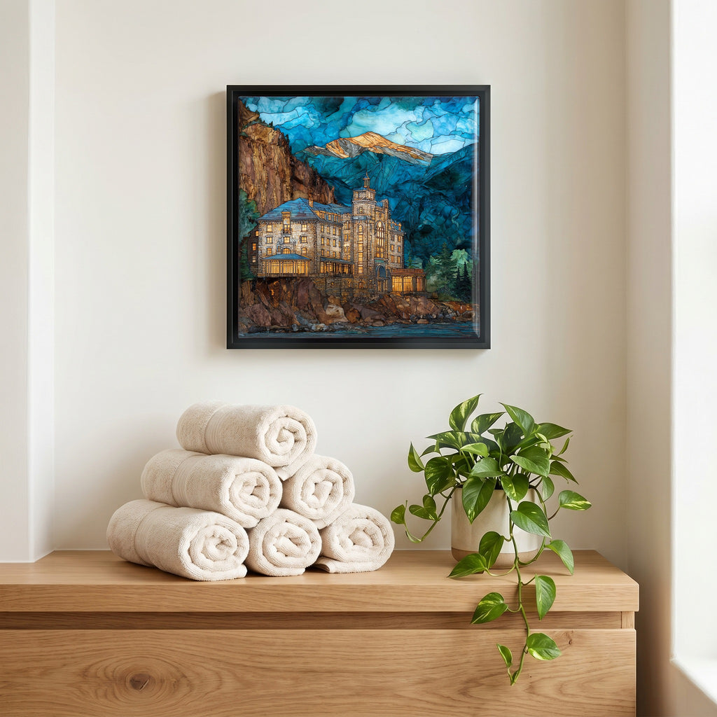 A quiet corner of the bath.