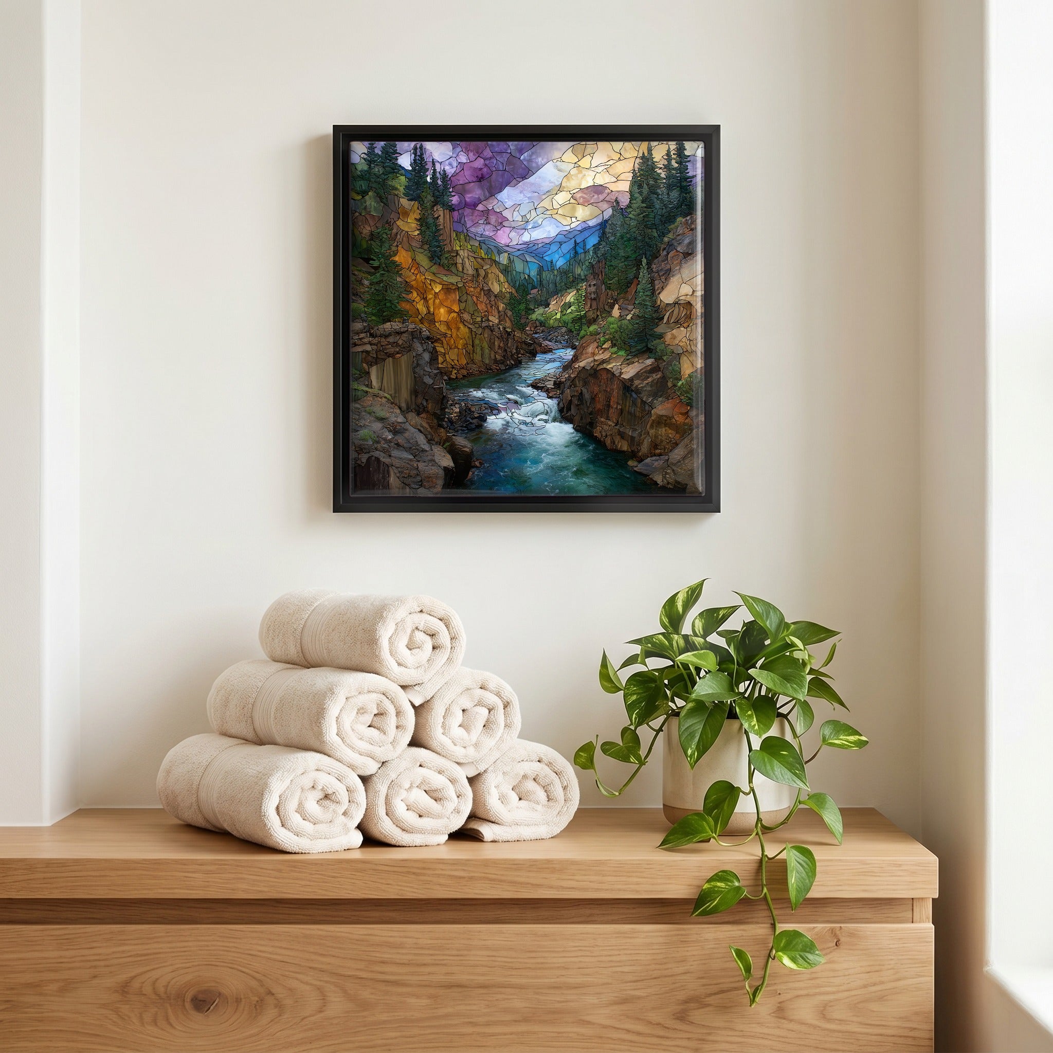 A quiet corner of the bath.