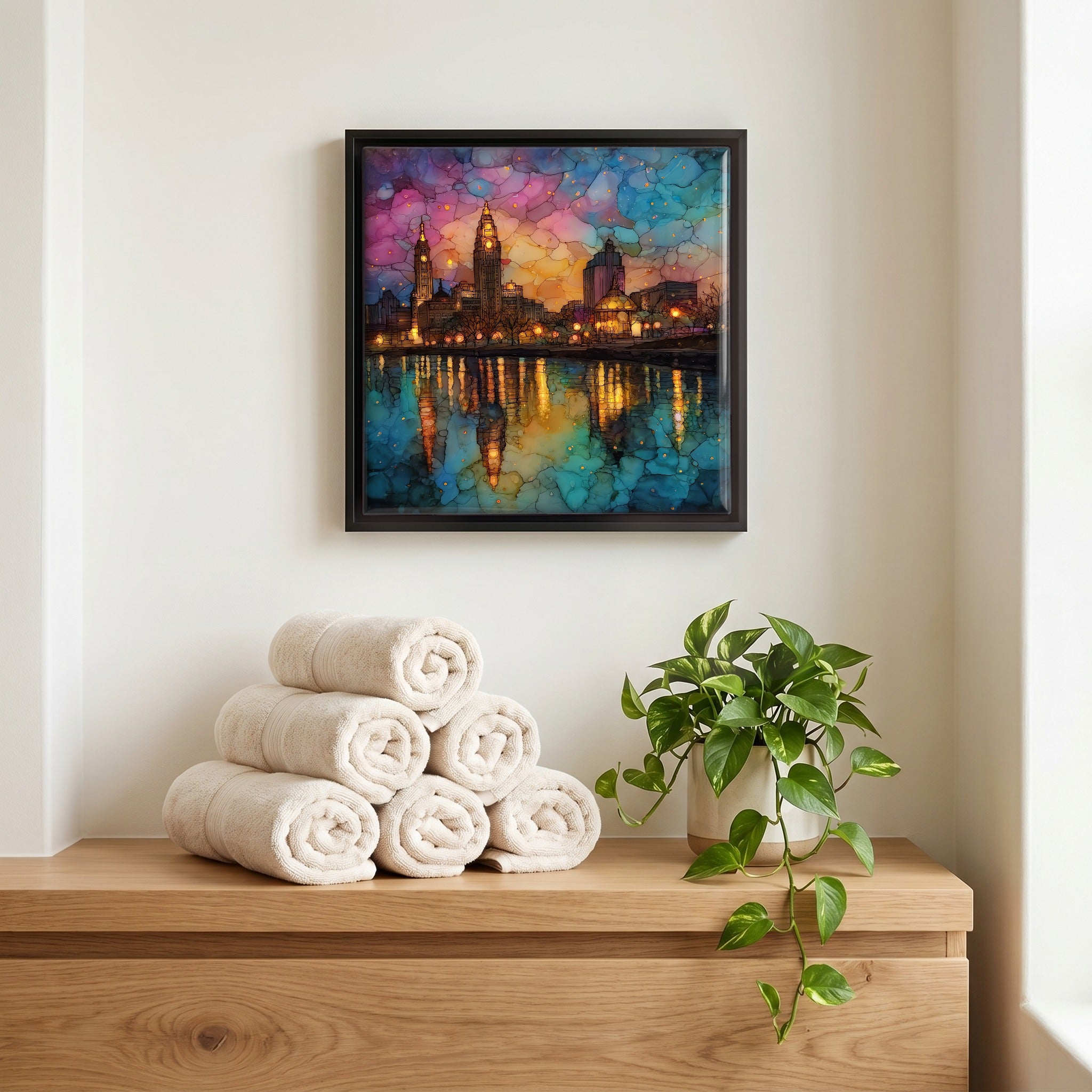 A quiet corner of the bath.