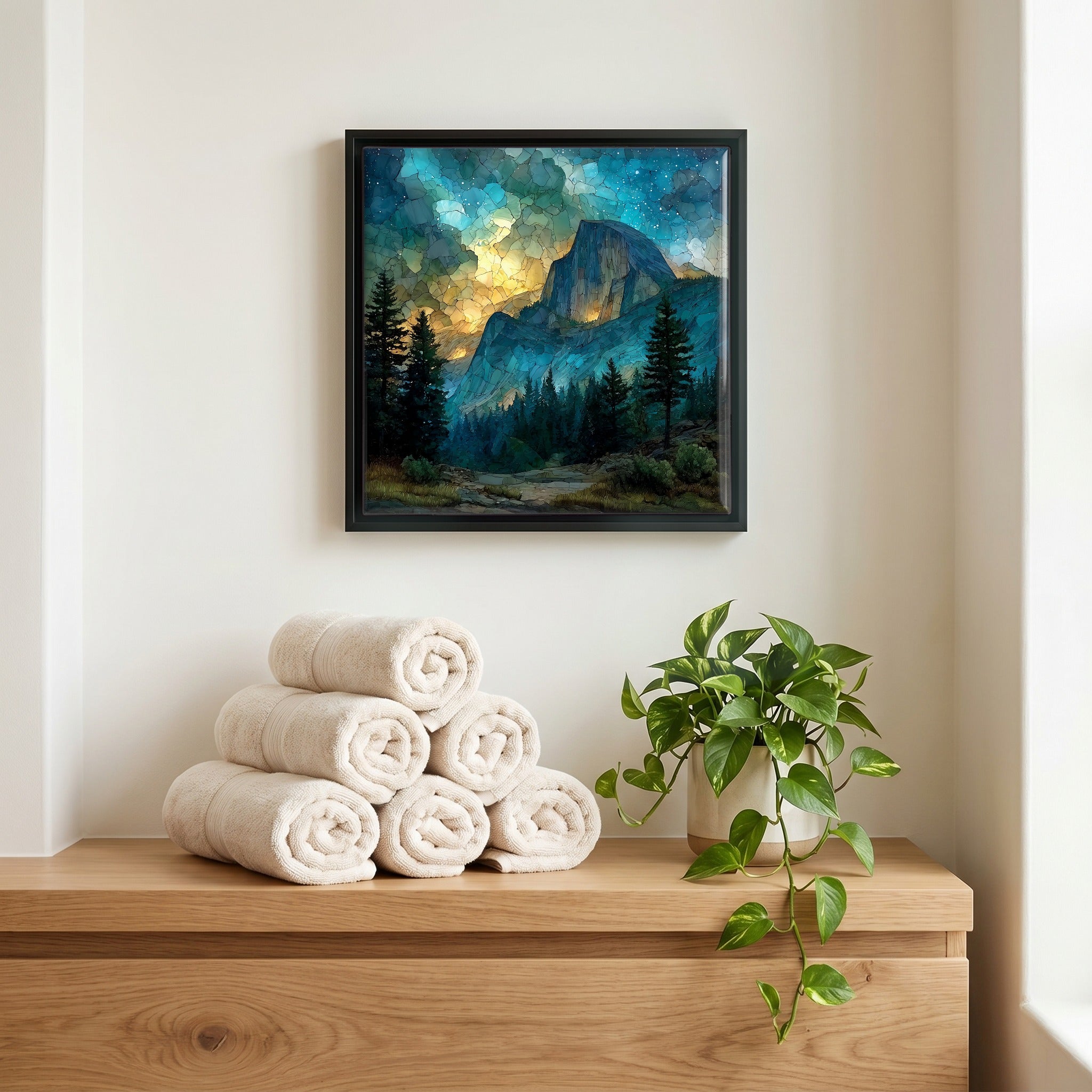 A quiet corner of the bath.