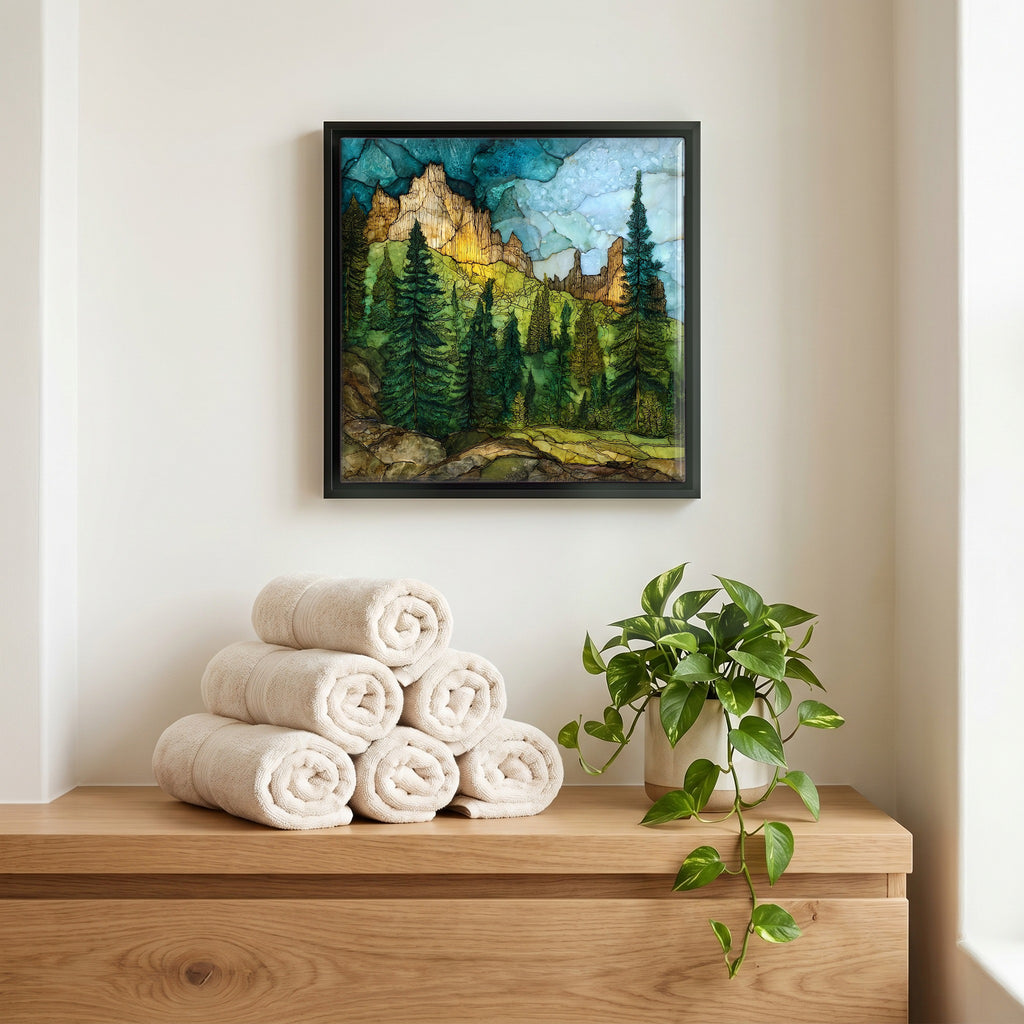 A quiet corner of the bath.