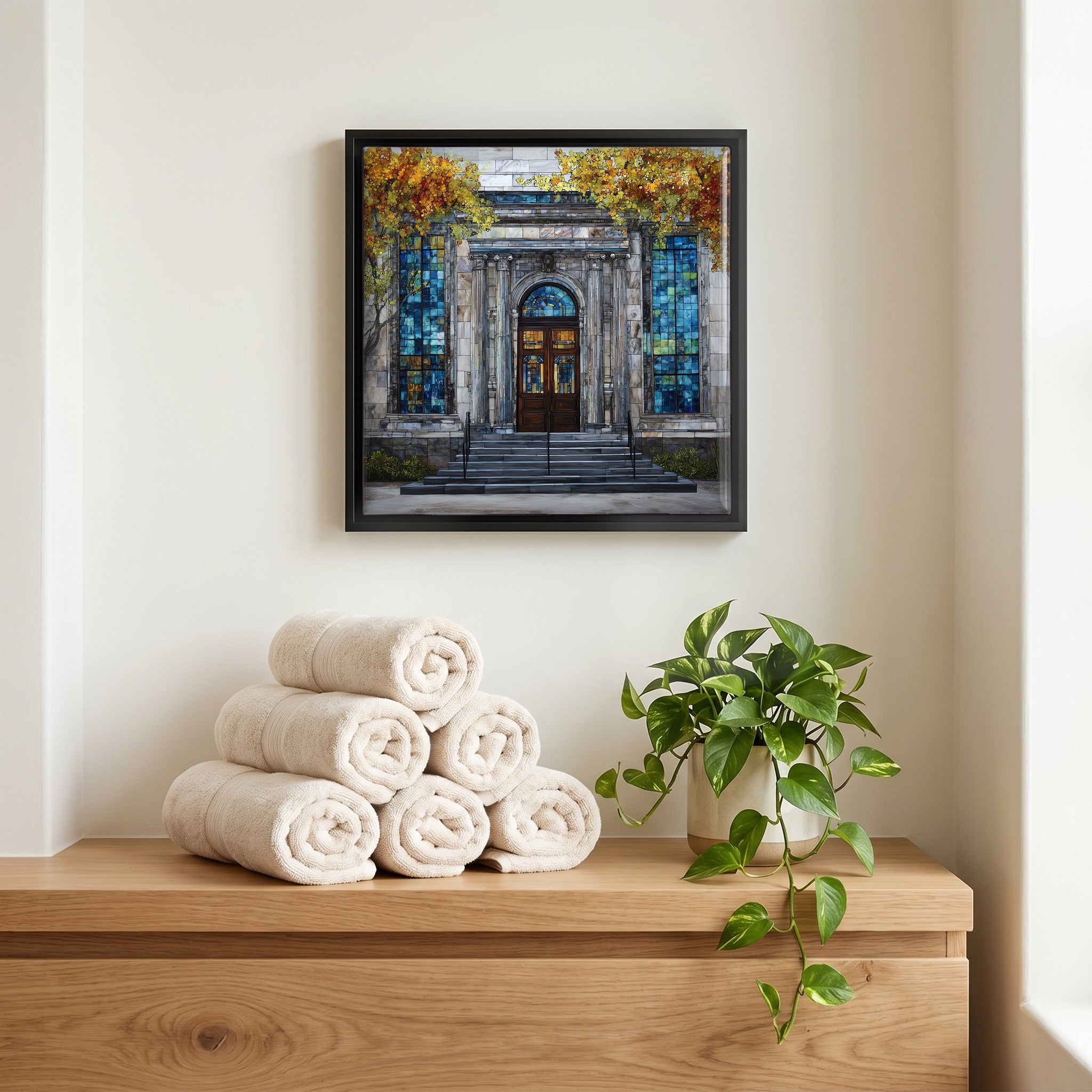 A quiet corner of the bath.