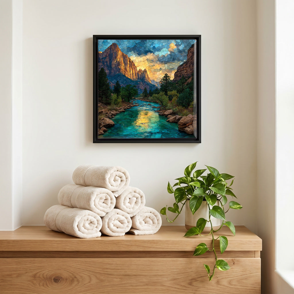 A quiet corner of the bath.