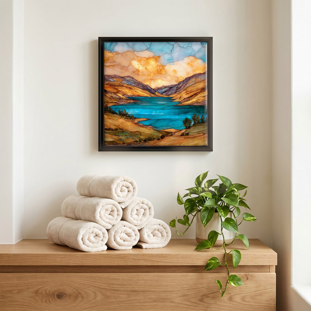 A quiet corner of the bath.