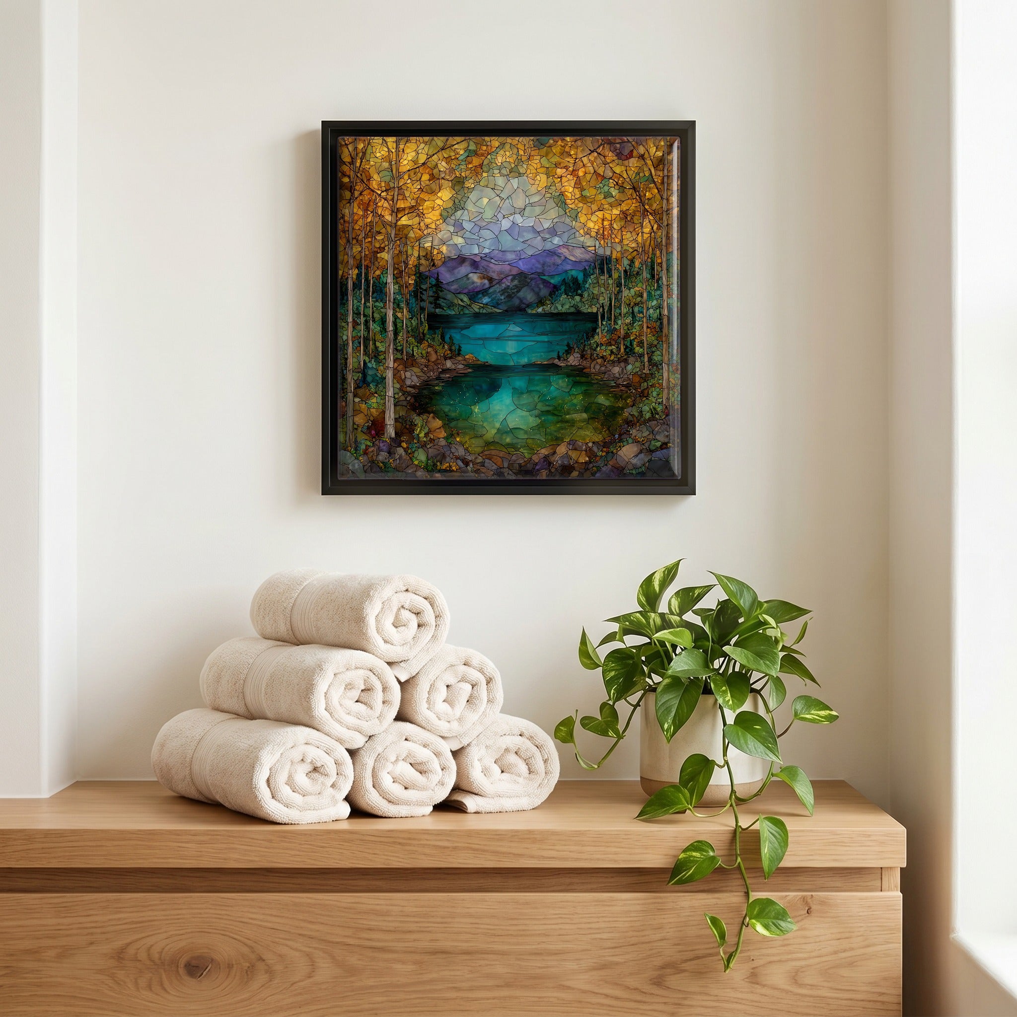 A quiet corner of the bath.