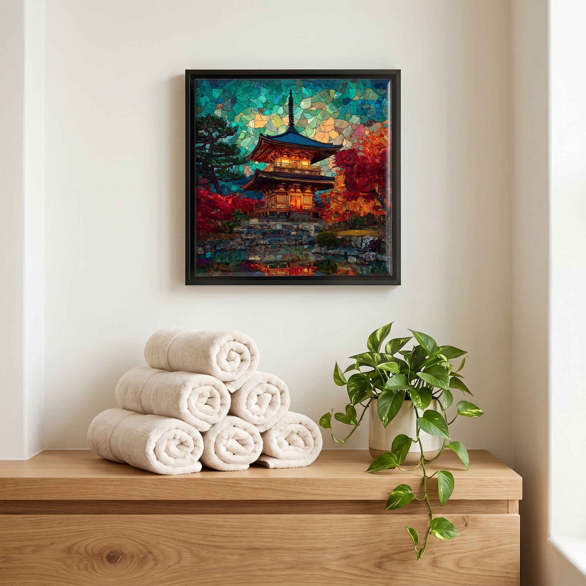 A quiet corner of the bath.