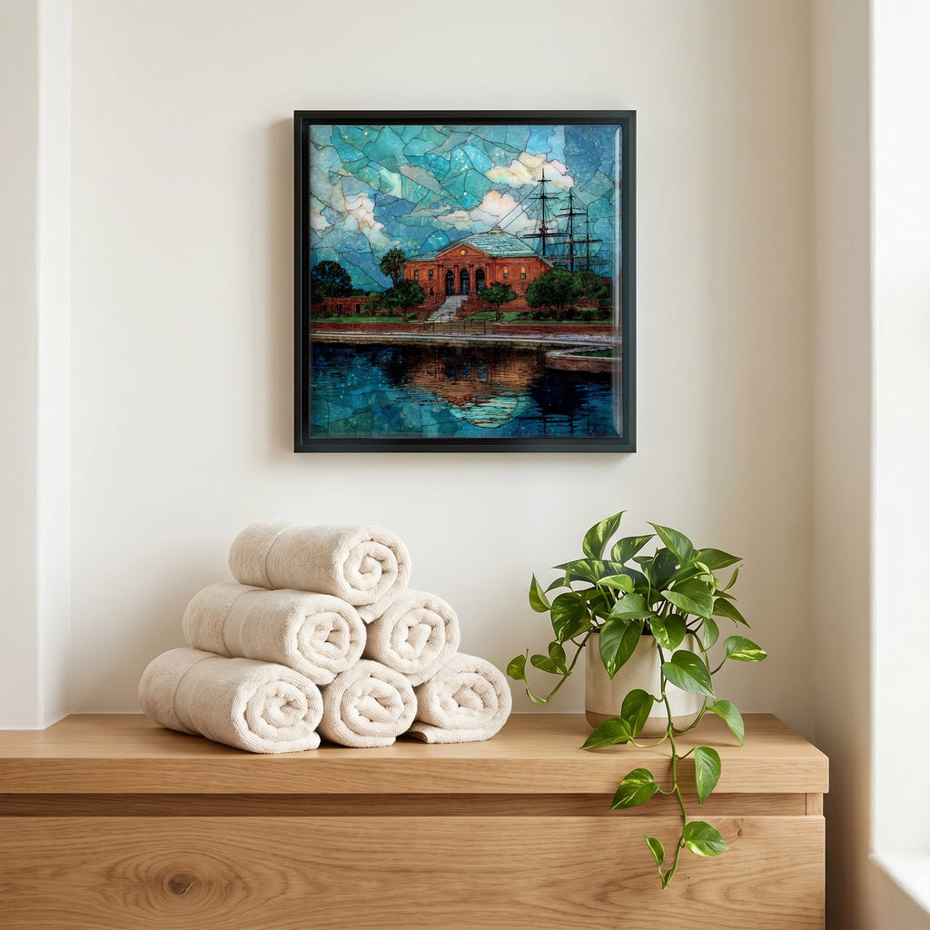 A quiet corner of the bath.